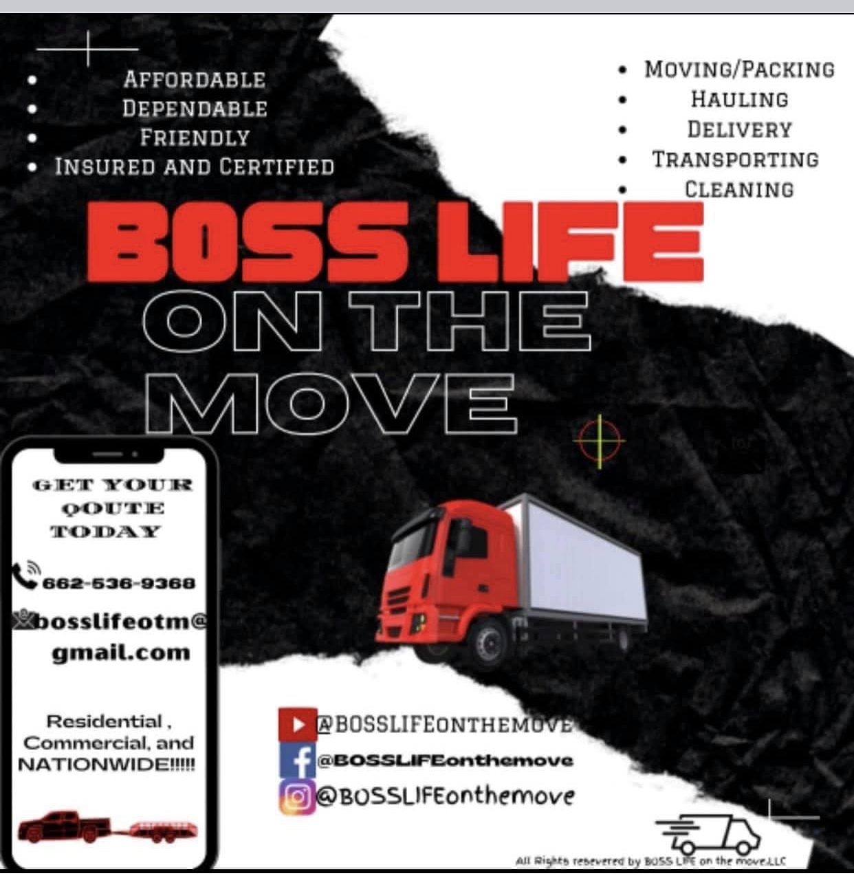 Boss Life On The Move LLC logo