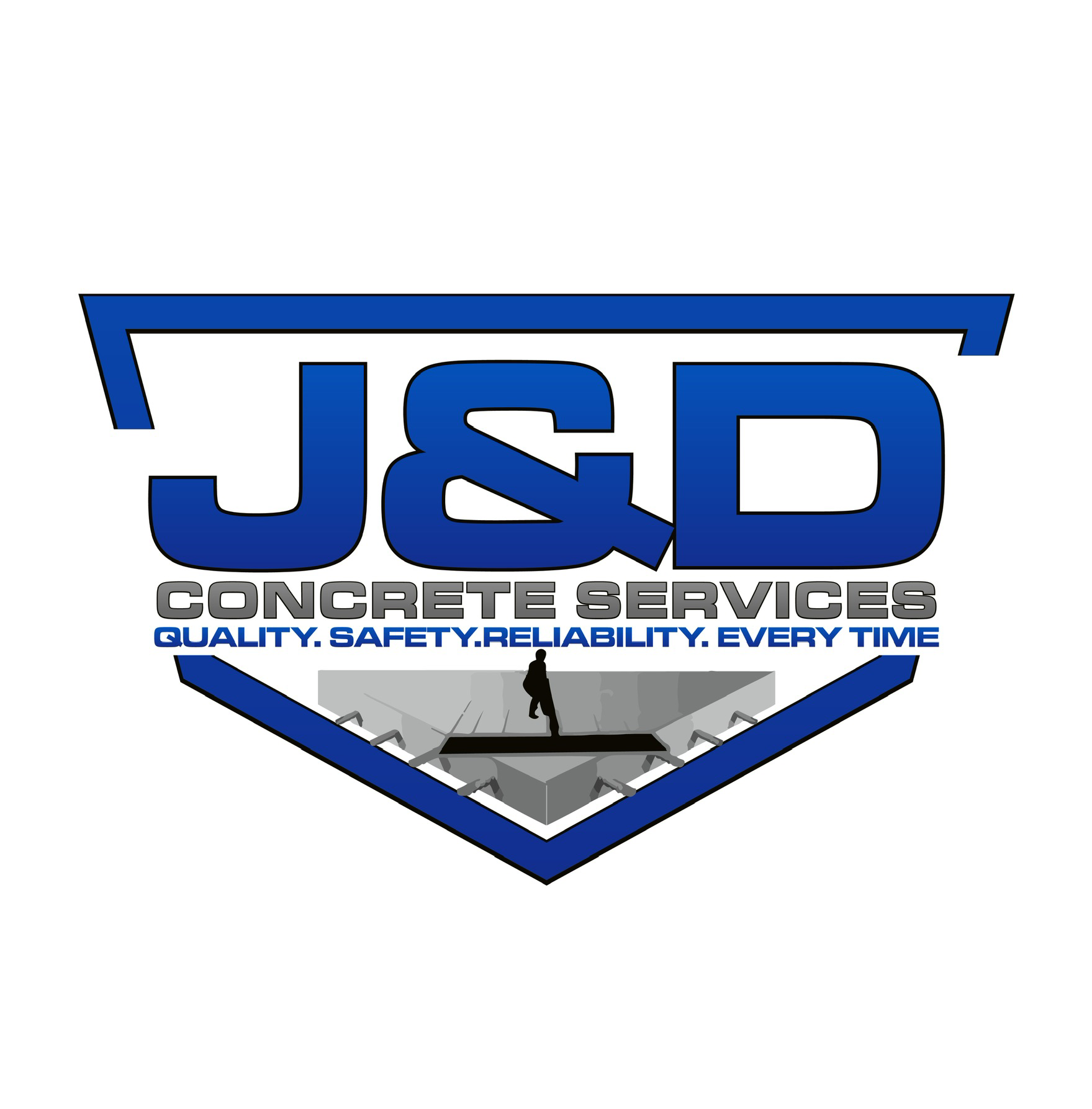 Logo for J&D Concrete Services