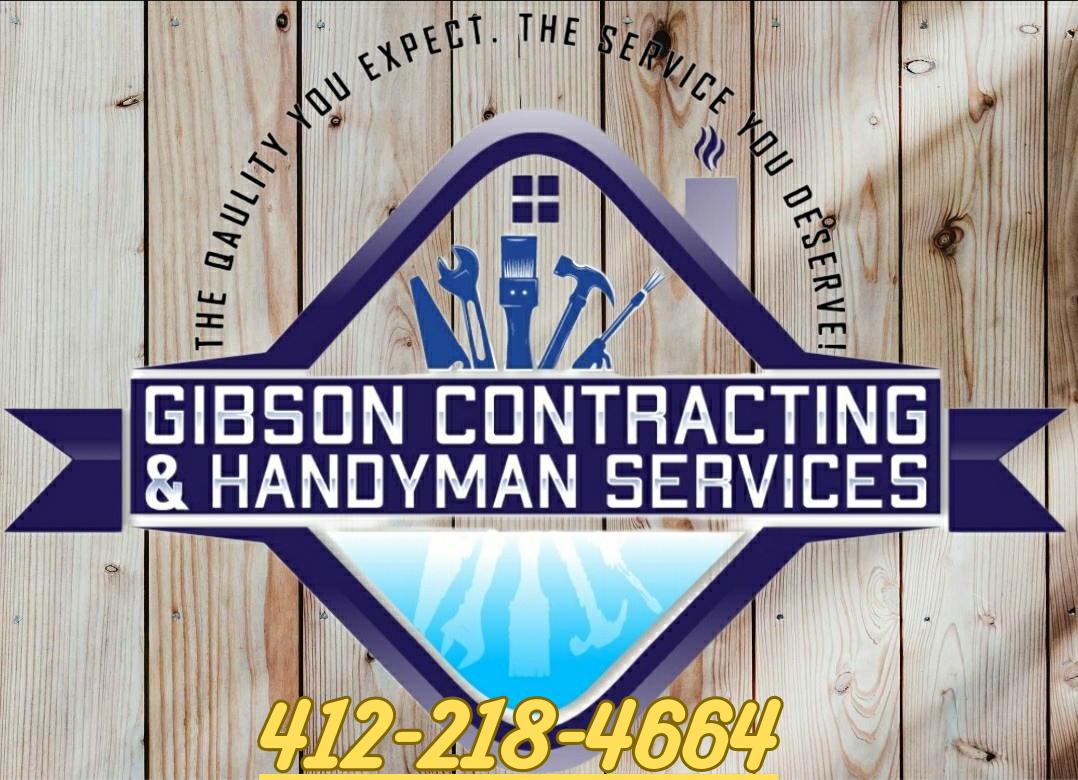 Gibson contracting and handyman services logo