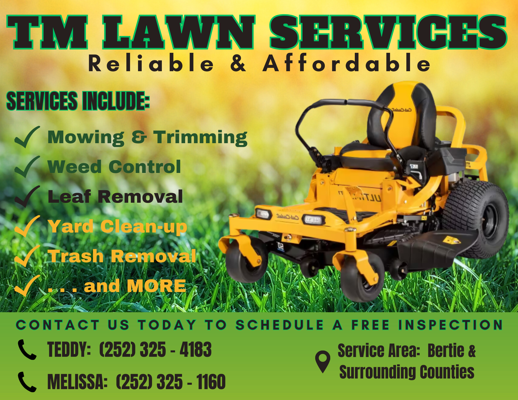 TM Lawn Services logo