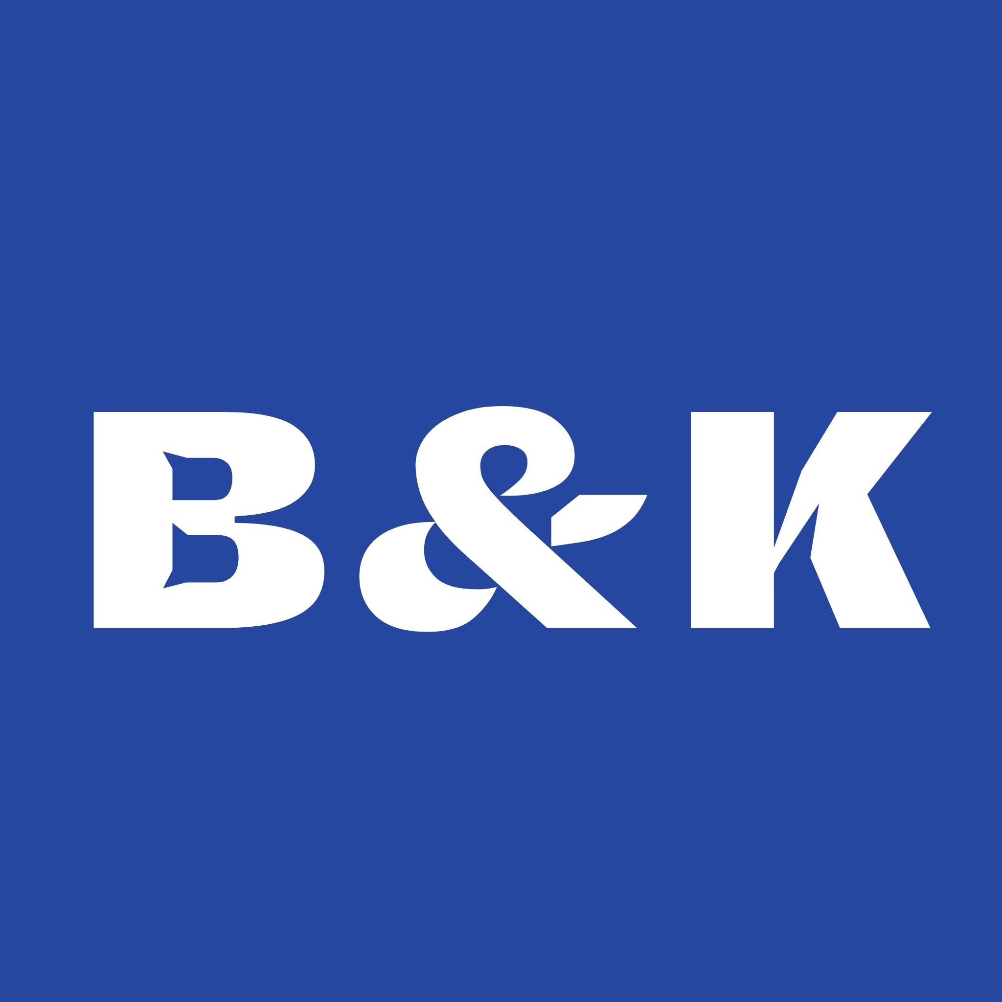 B&K Concrete logo