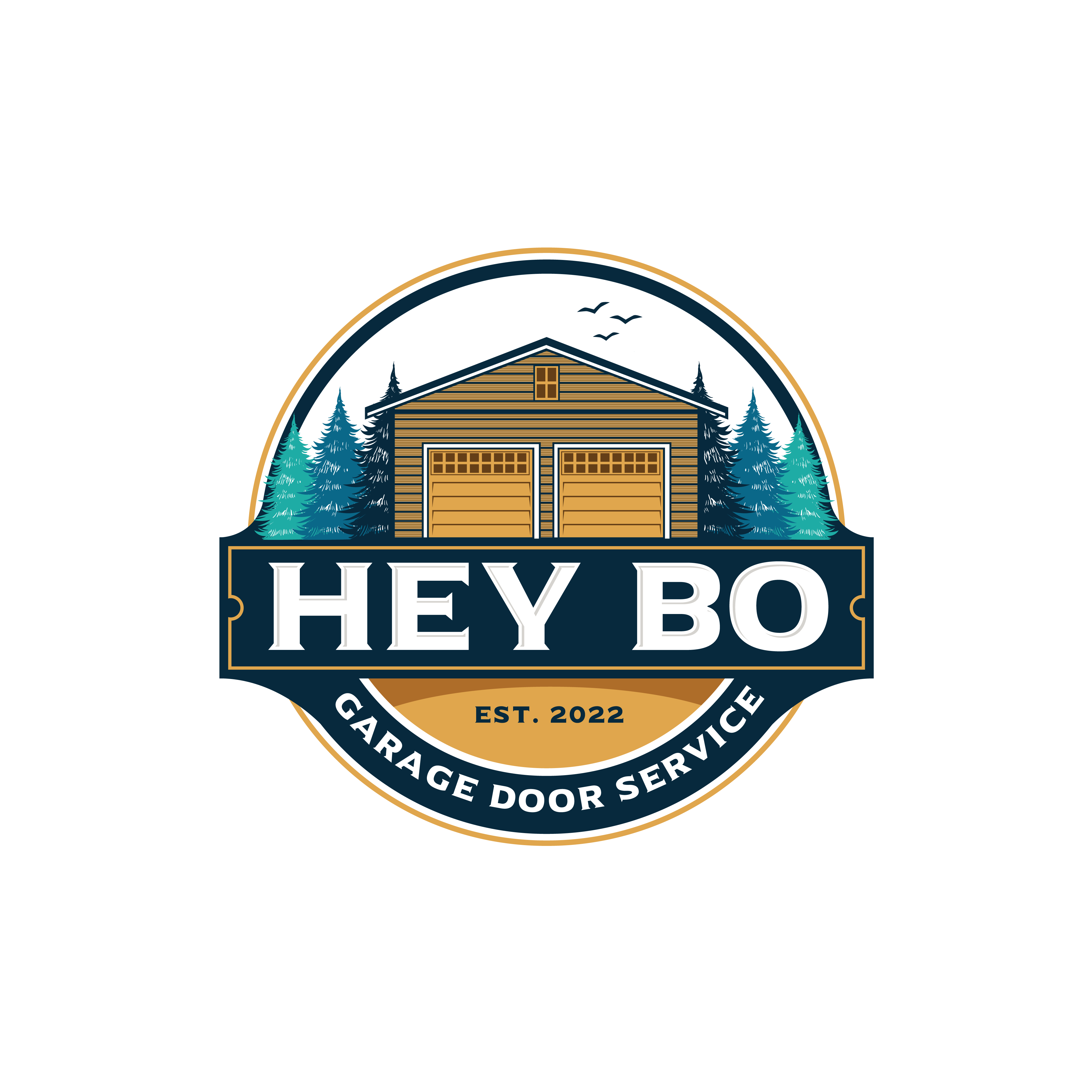 Hey Bo Garage Door Service logo