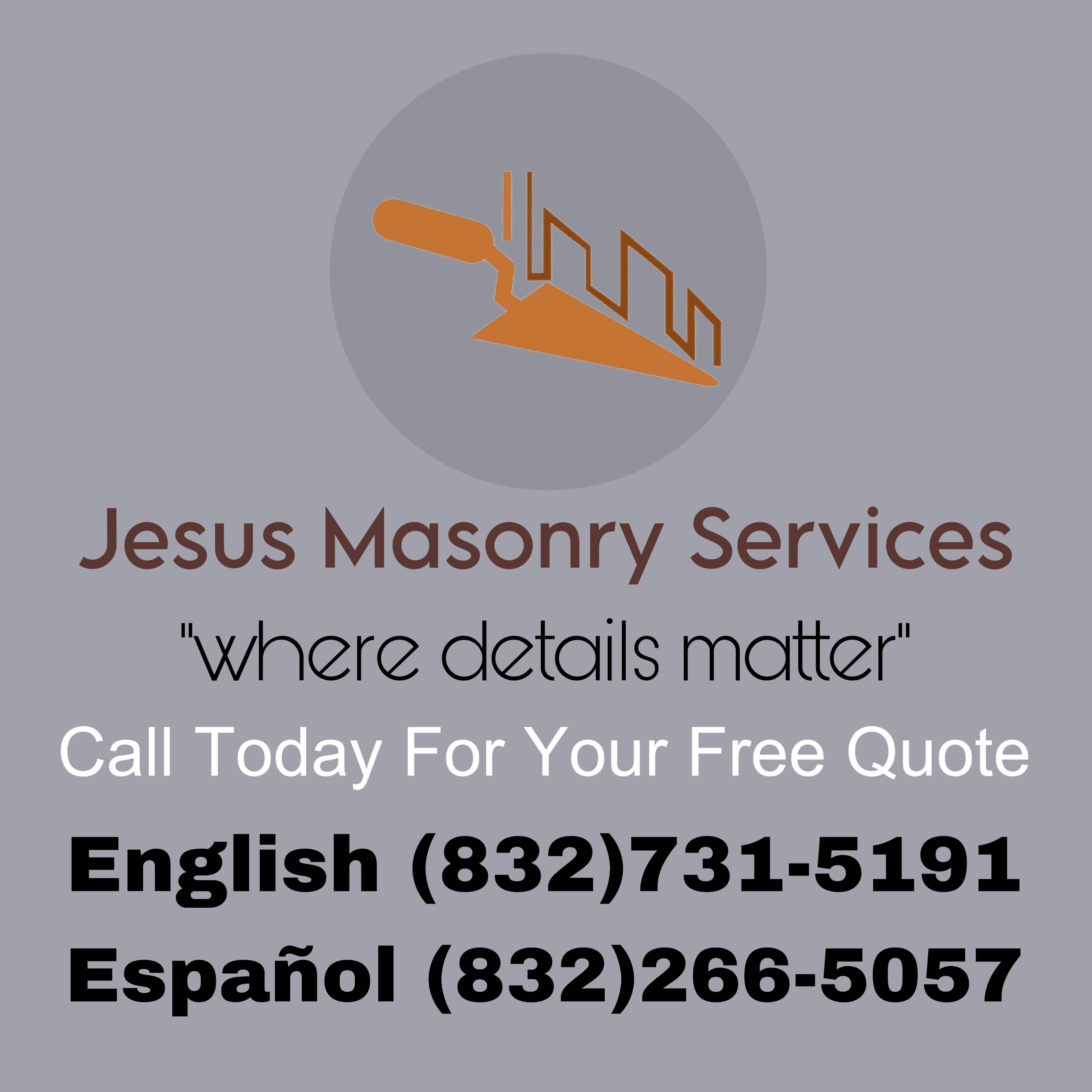 Jesus Masonry Services logo