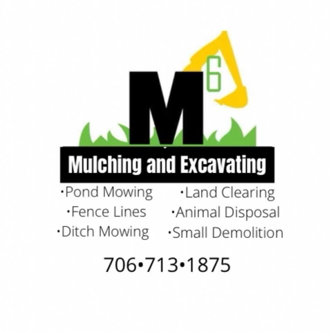 M6 Mulching and Excavating logo