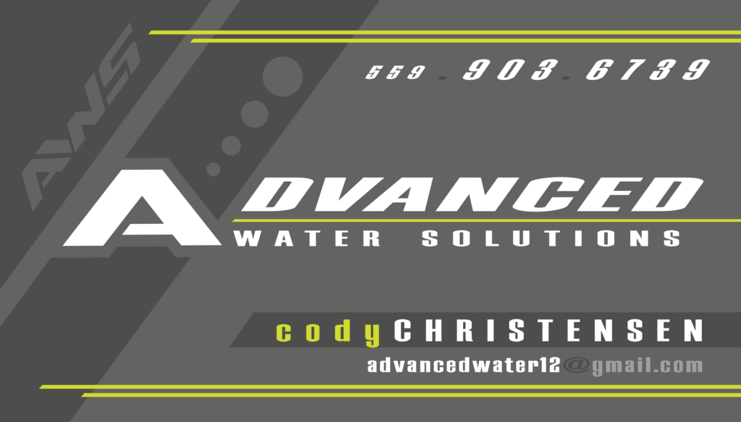 Advanced water solutions logo