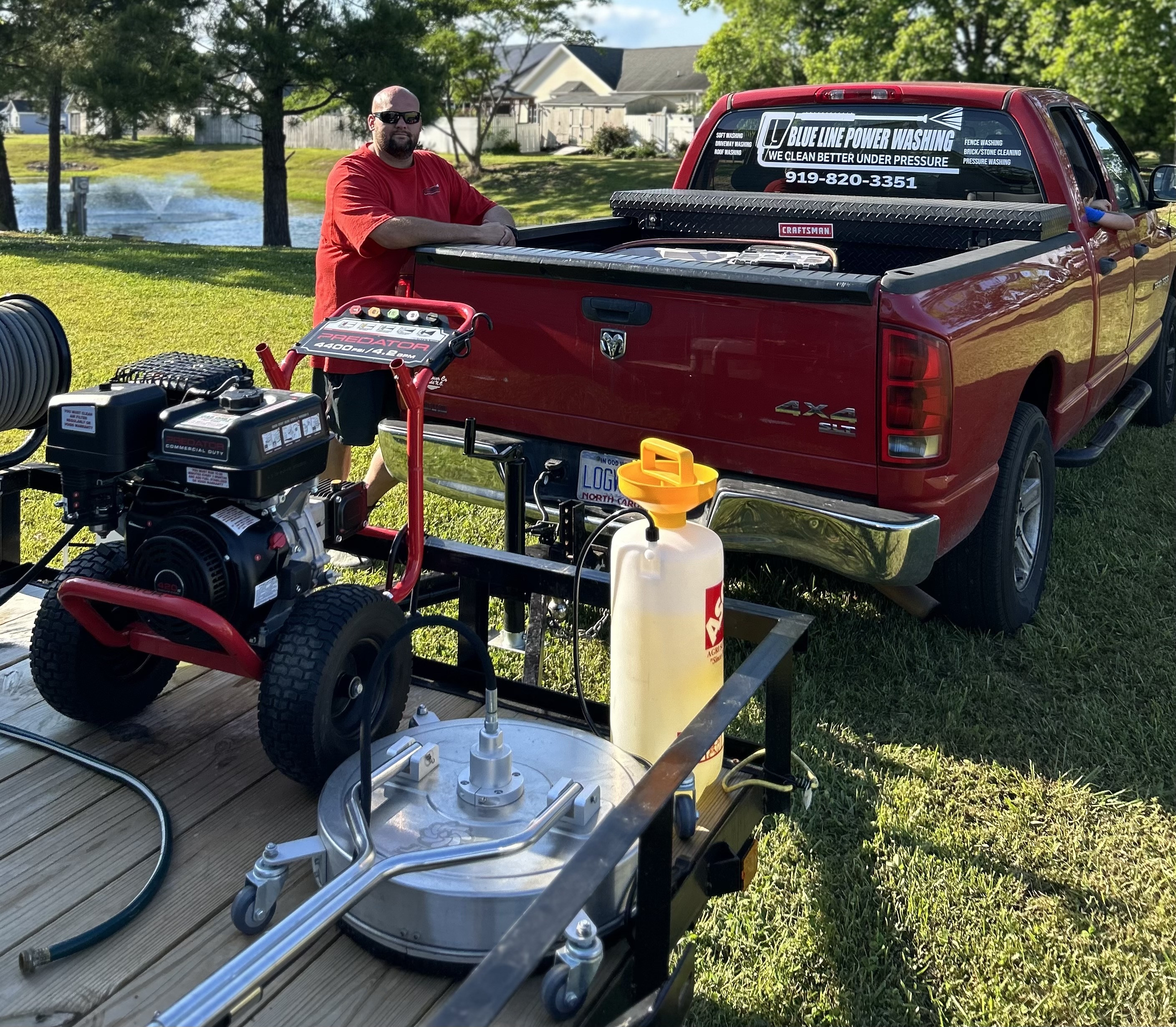 Blue Line Power Washing LLC logo