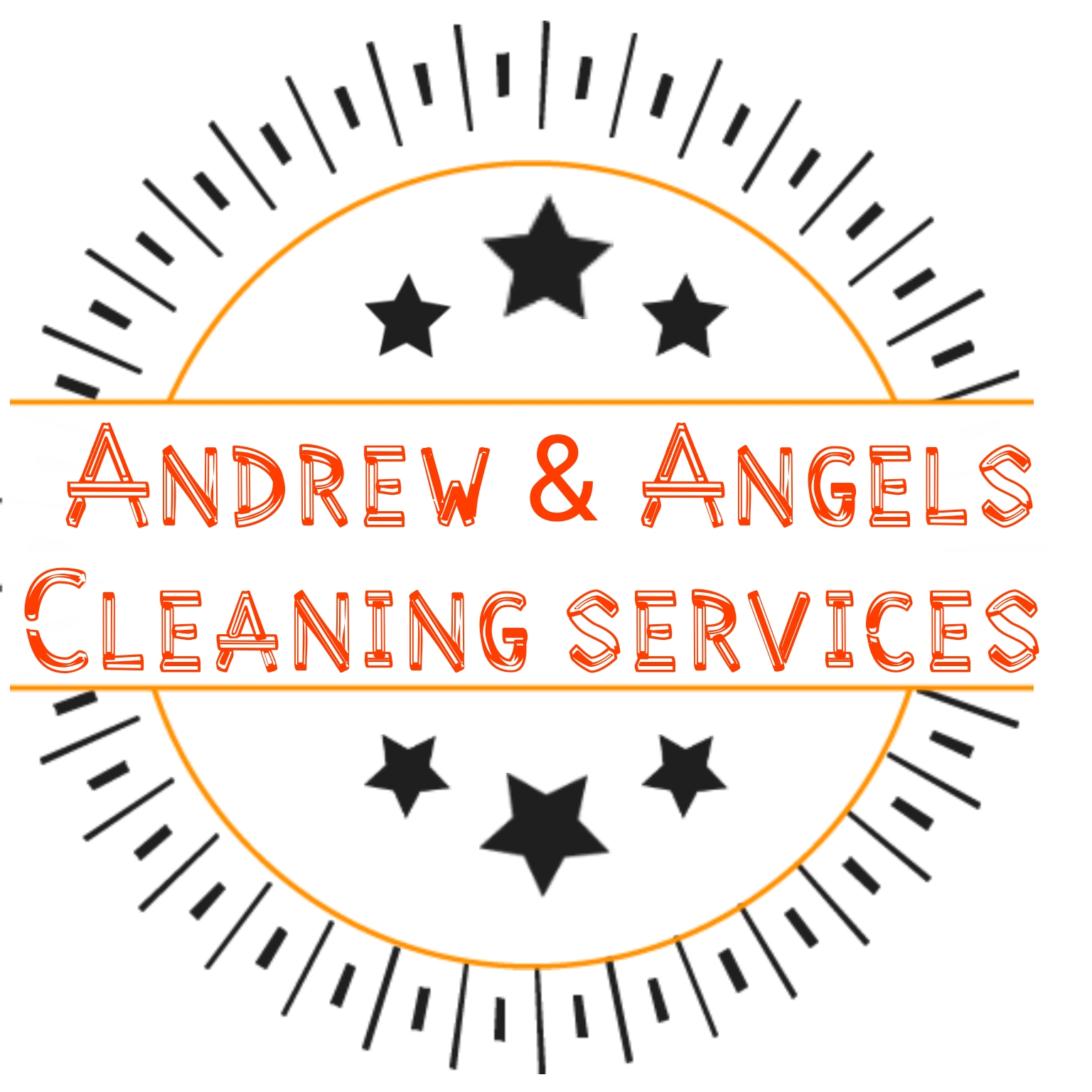 Andrew and Angels cleaning services logo