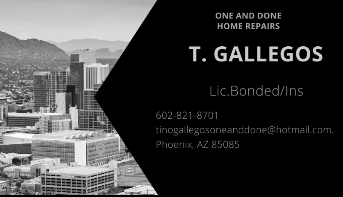 One and Done Home Remodeling logo