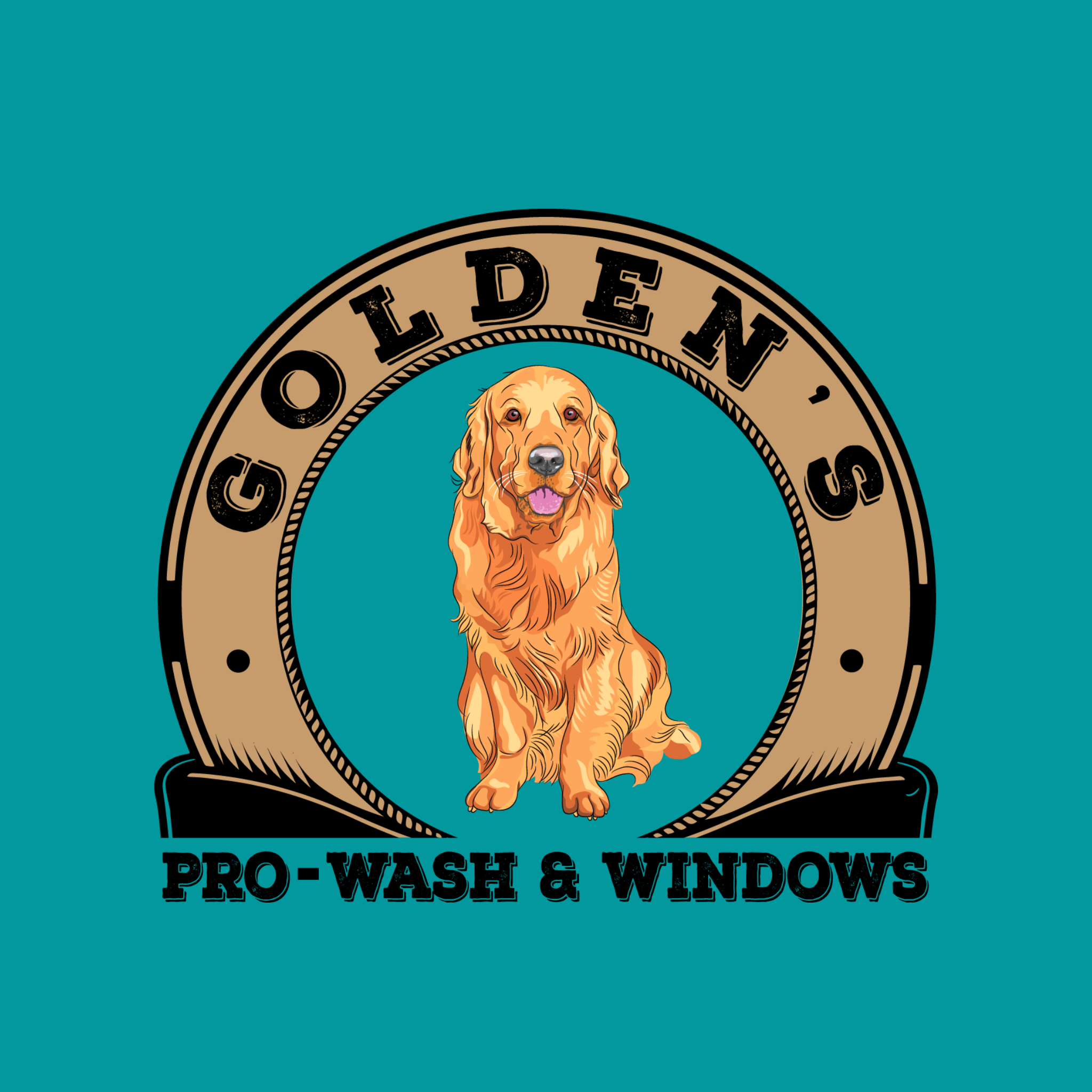 Golden's Pro-Wash & Windows logo