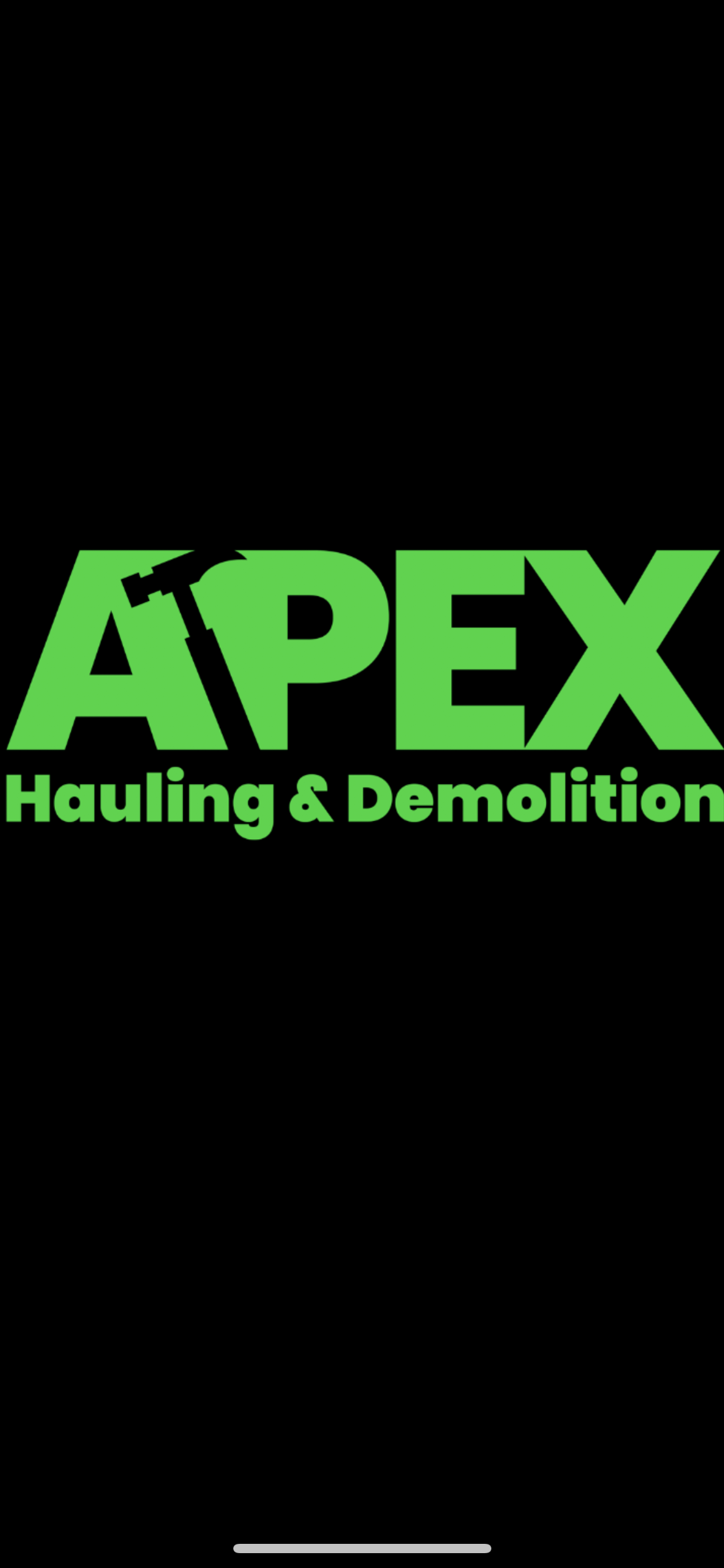 APEX Hauling and Demolition logo