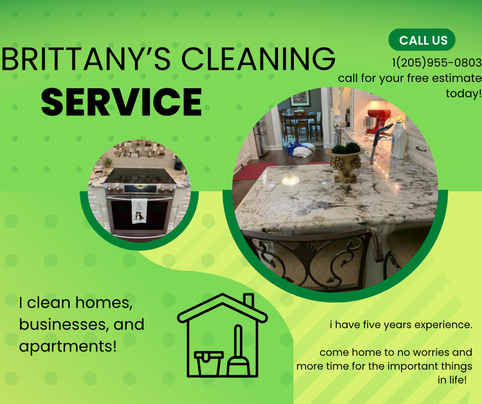 Brittanys cleaning service logo