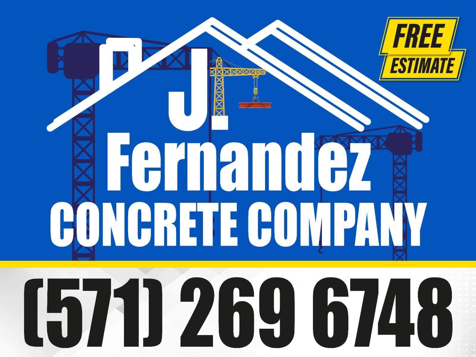 J. Fernandez Concrete logo