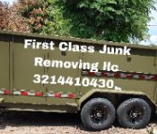 First Class Junk Removing LLC logo
