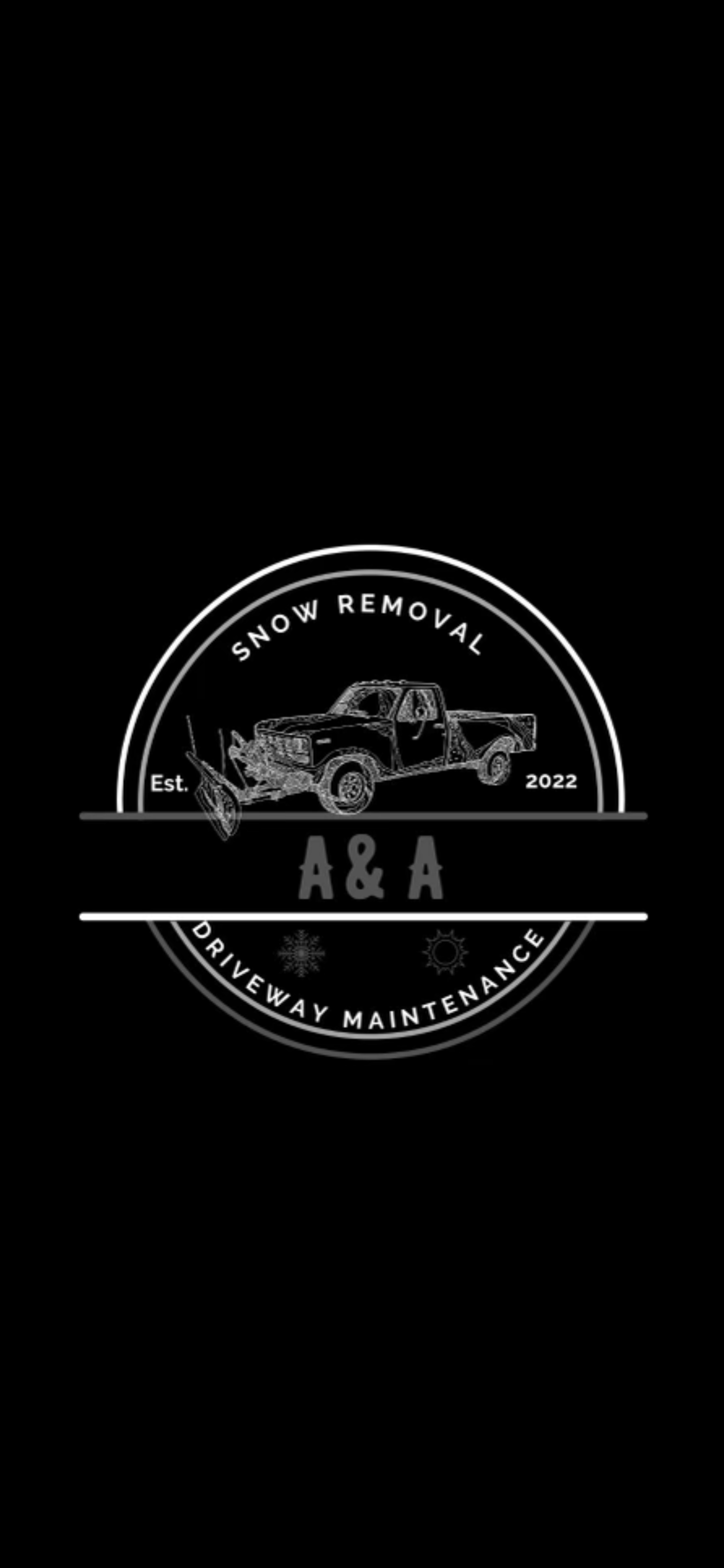 A&A driveway maintenance logo