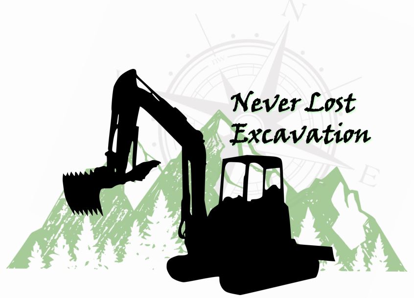 Never Lost Excavation logo