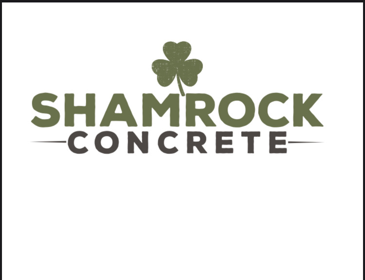 Shamrock concrete logo