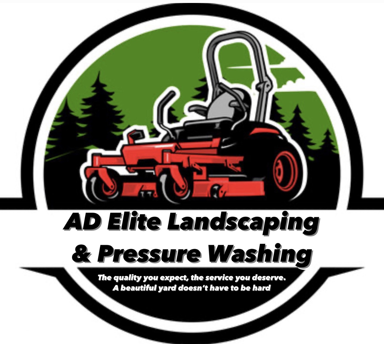 AD Elite Landscaping & Pressure Washing logo