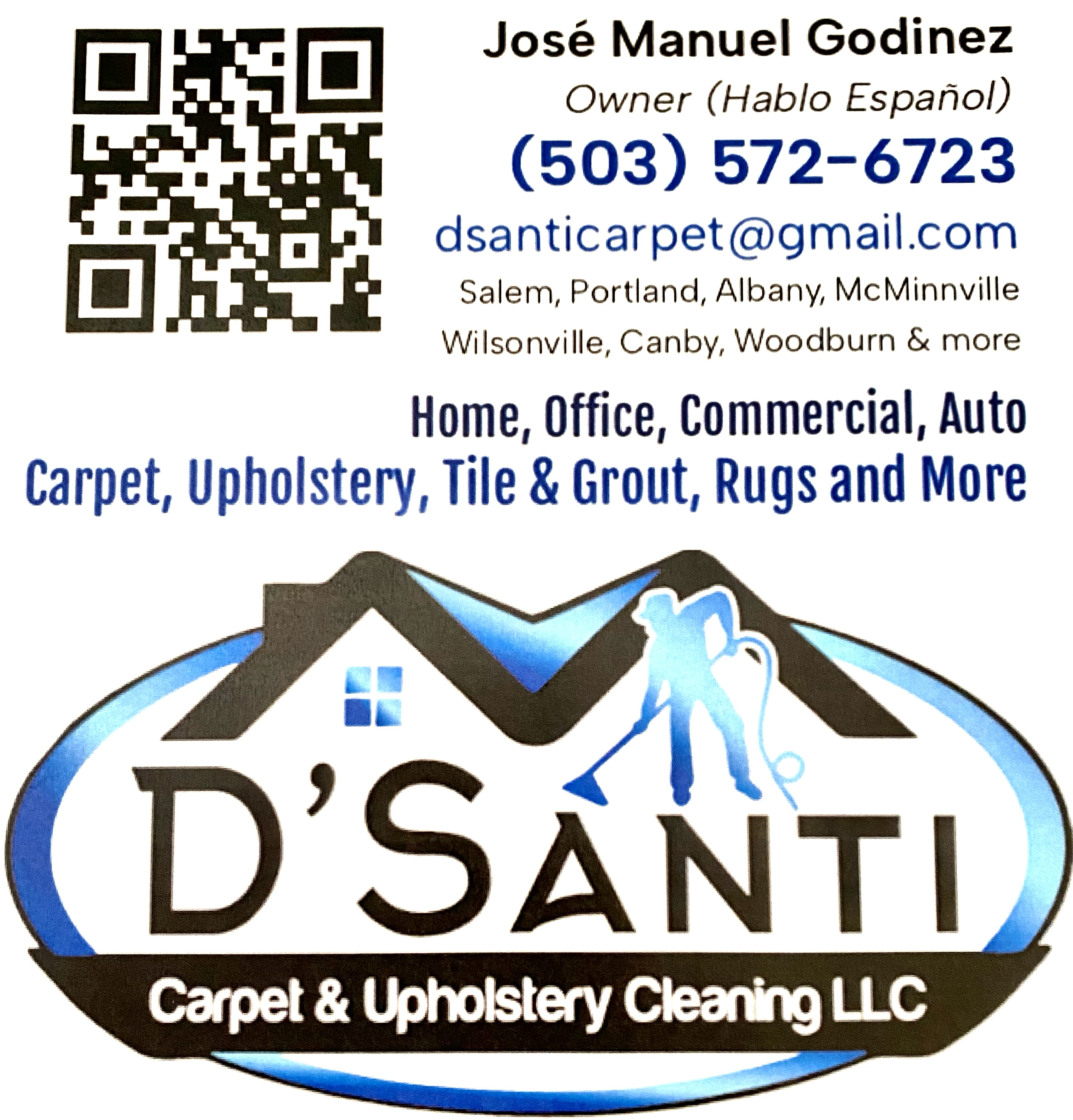Logo for DSanti Carpet & Upholstery Cleaning LLC