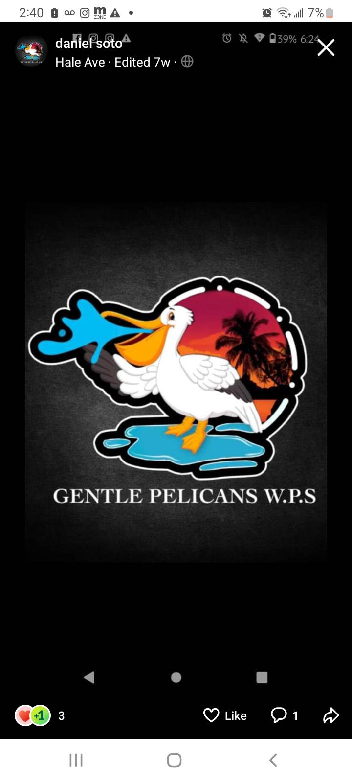 Gentle Pelicans logo