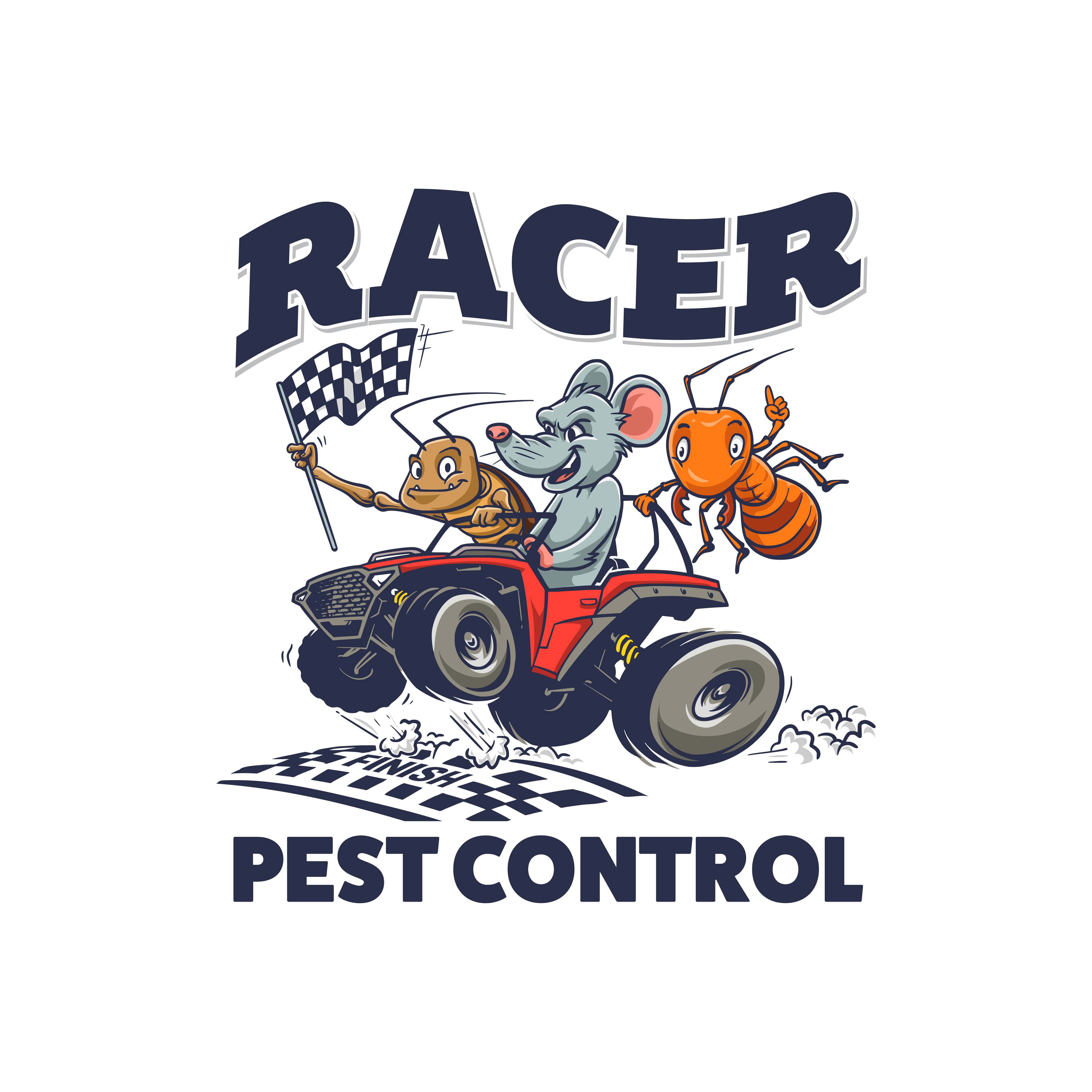 Racer Pest Control logo