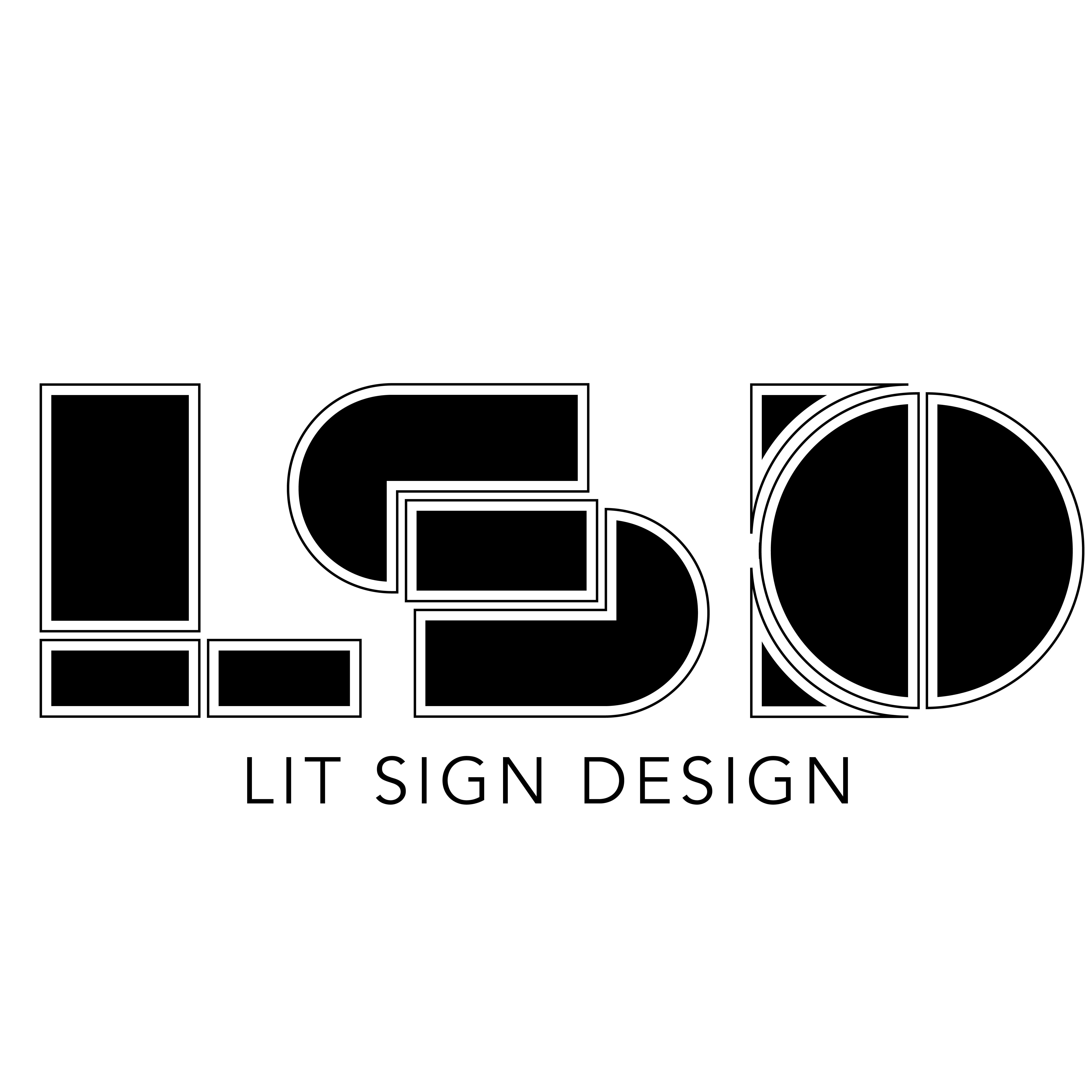 Lit Sign Design logo