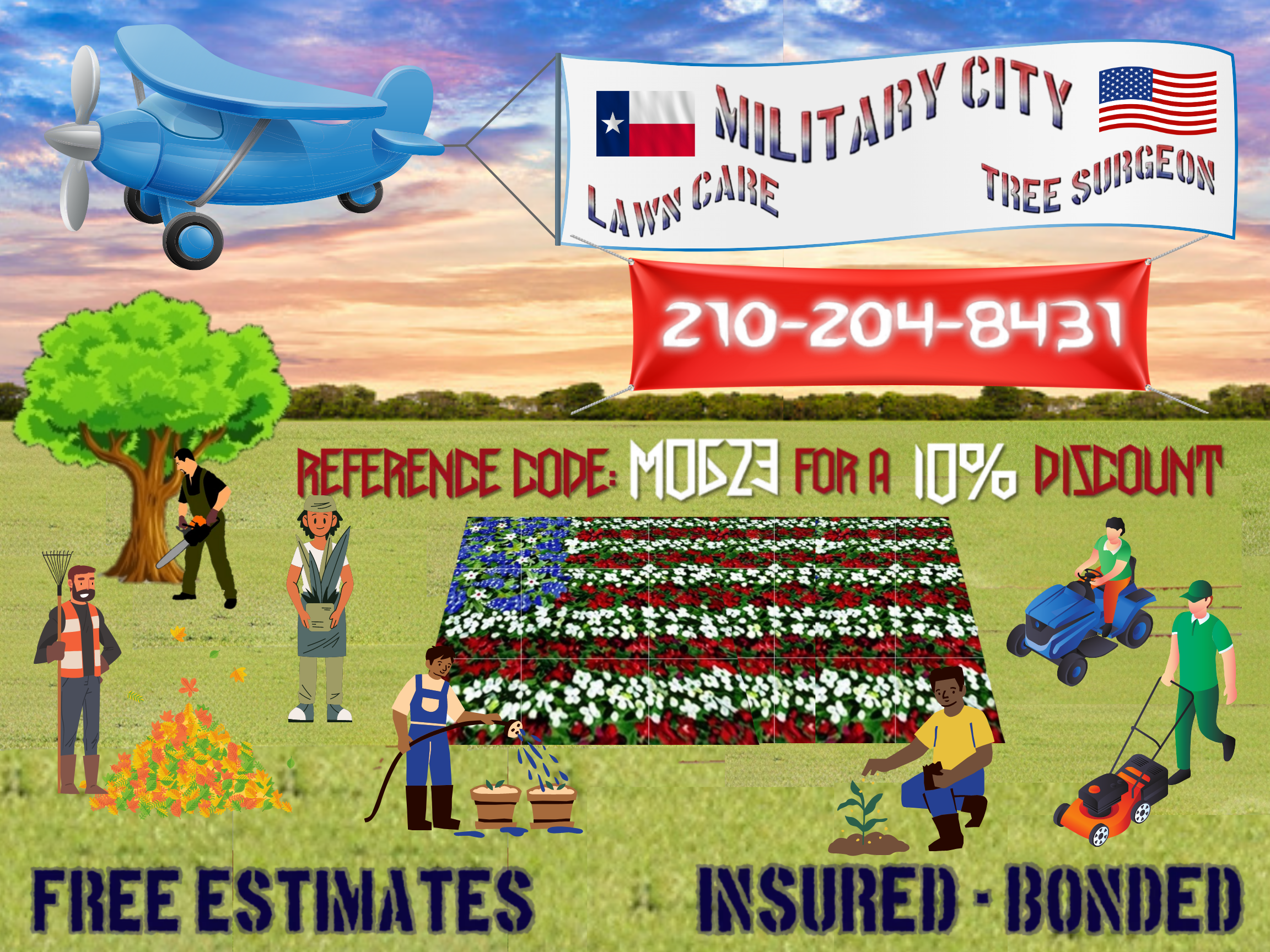 Military City Lawn Care Tree Surgeon logo