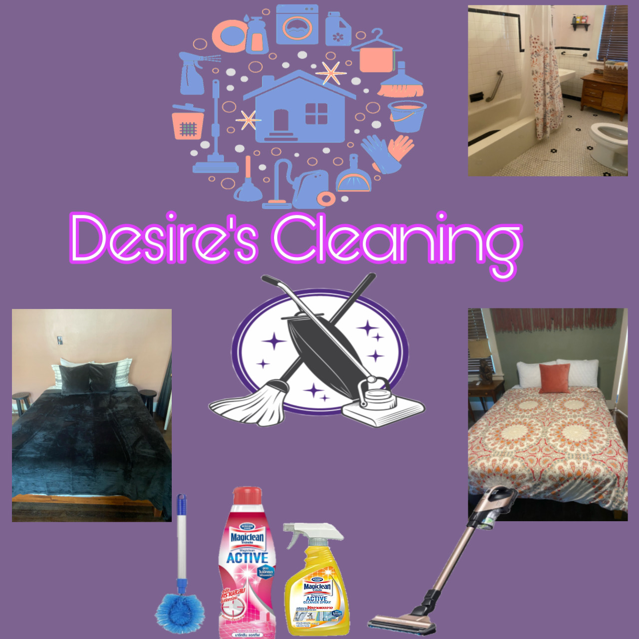 Desires Cleaning logo