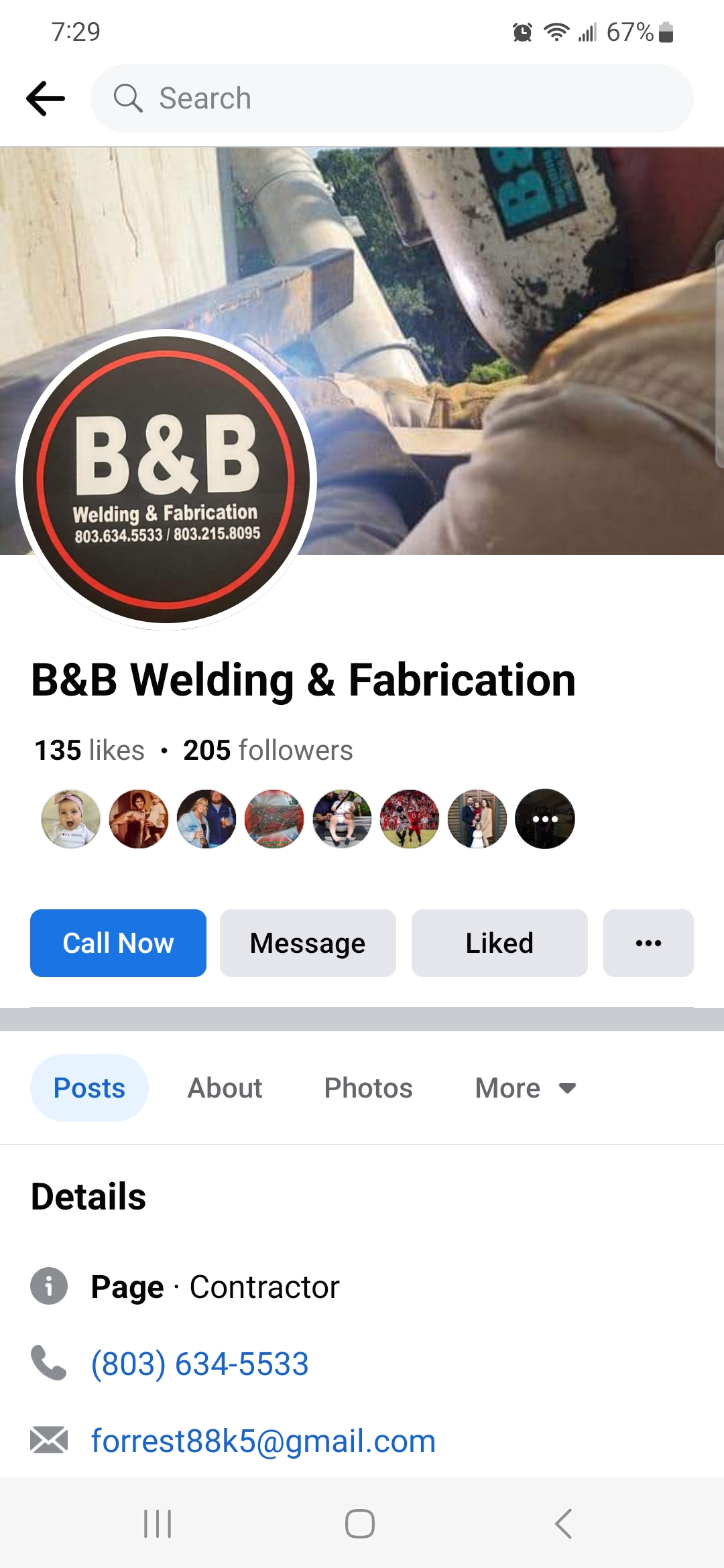 B&B Welding & Fabrication logo