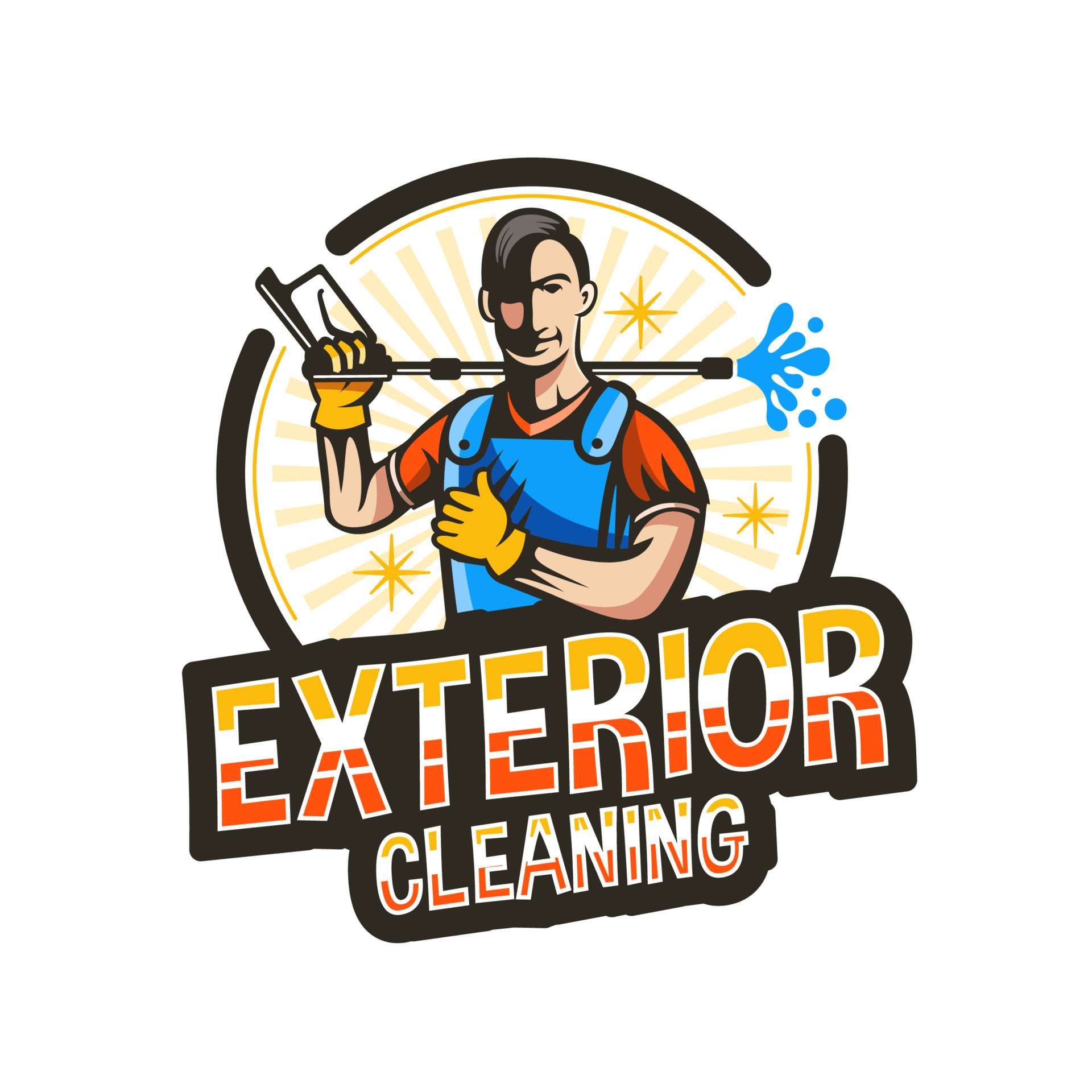 A+ home and roof cleaning logo