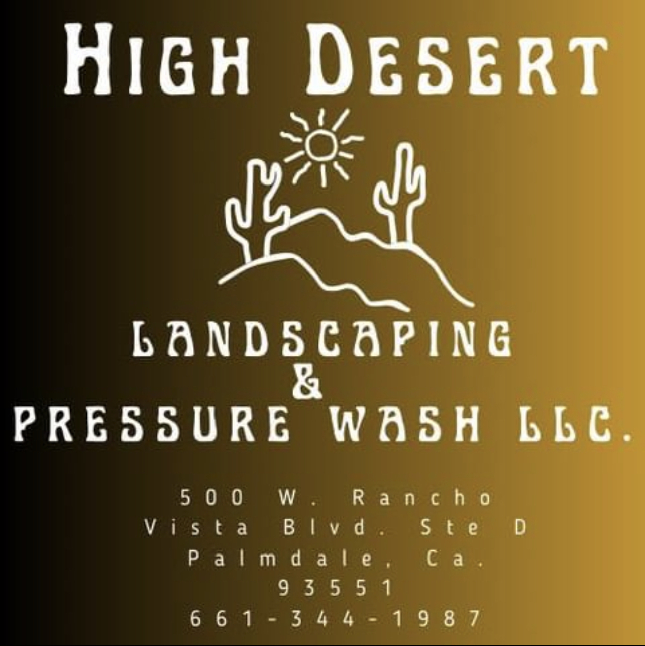 High Desert Landscaping and Pressure Wash LLC. logo