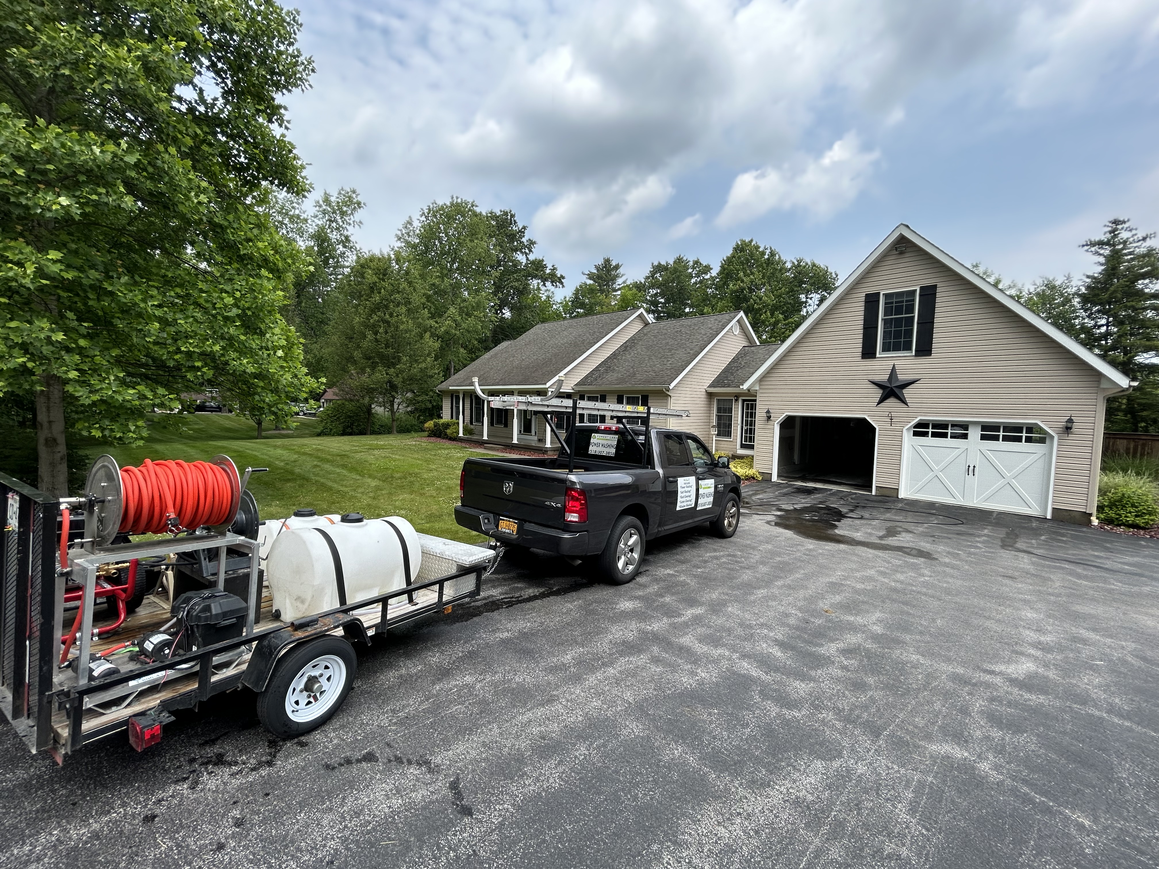 Forest Lake Specialties Power Washing logo