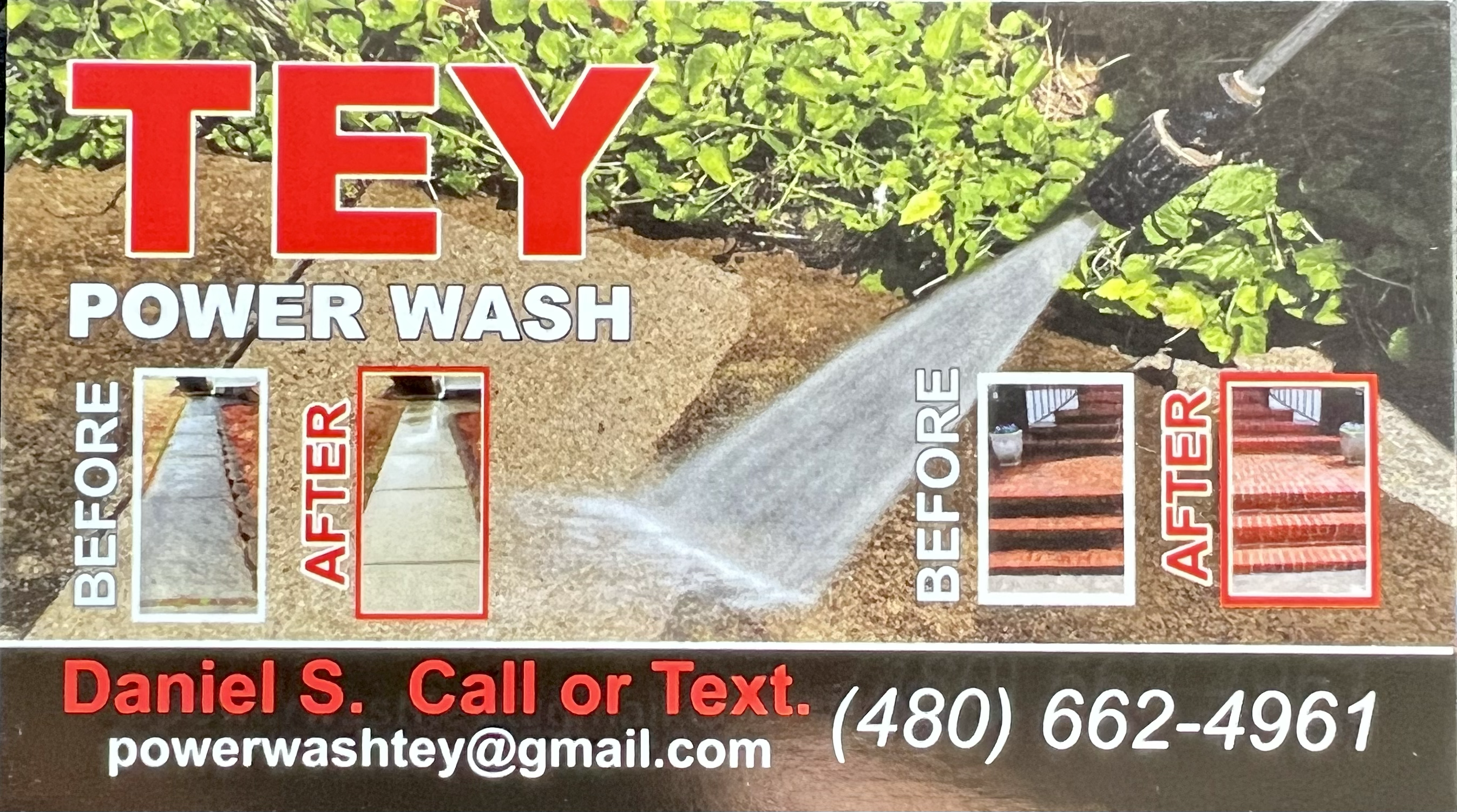 Logo for TEY Power Wash