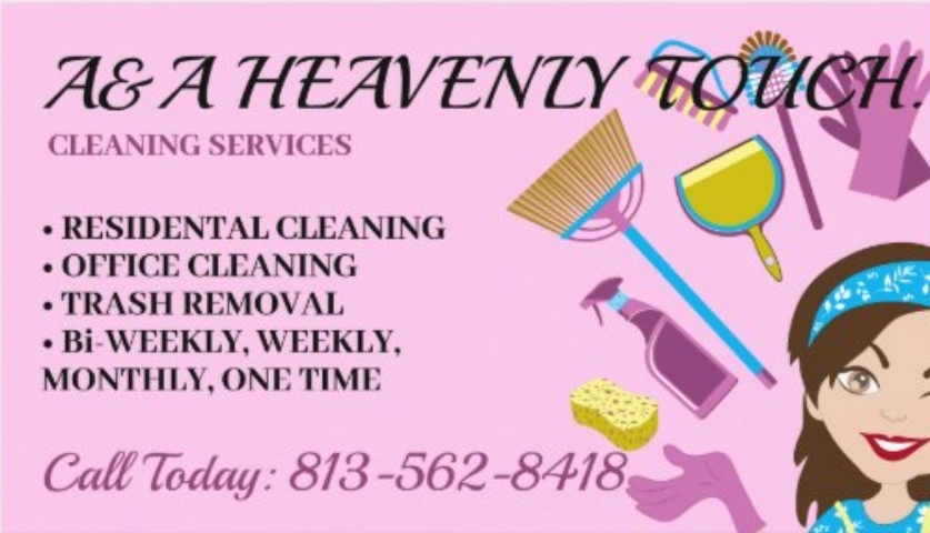 A&A HEAVENLY TOUCH. logo
