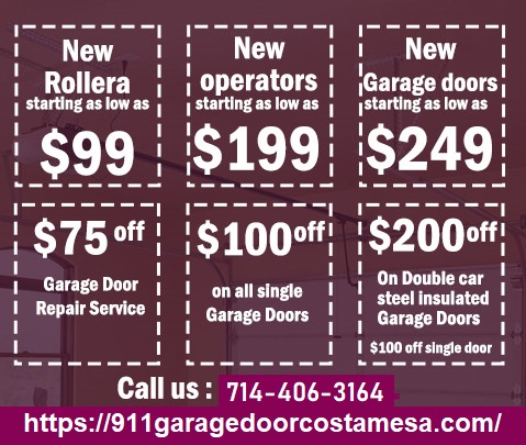 911 Garage Door Costa Mesa logo