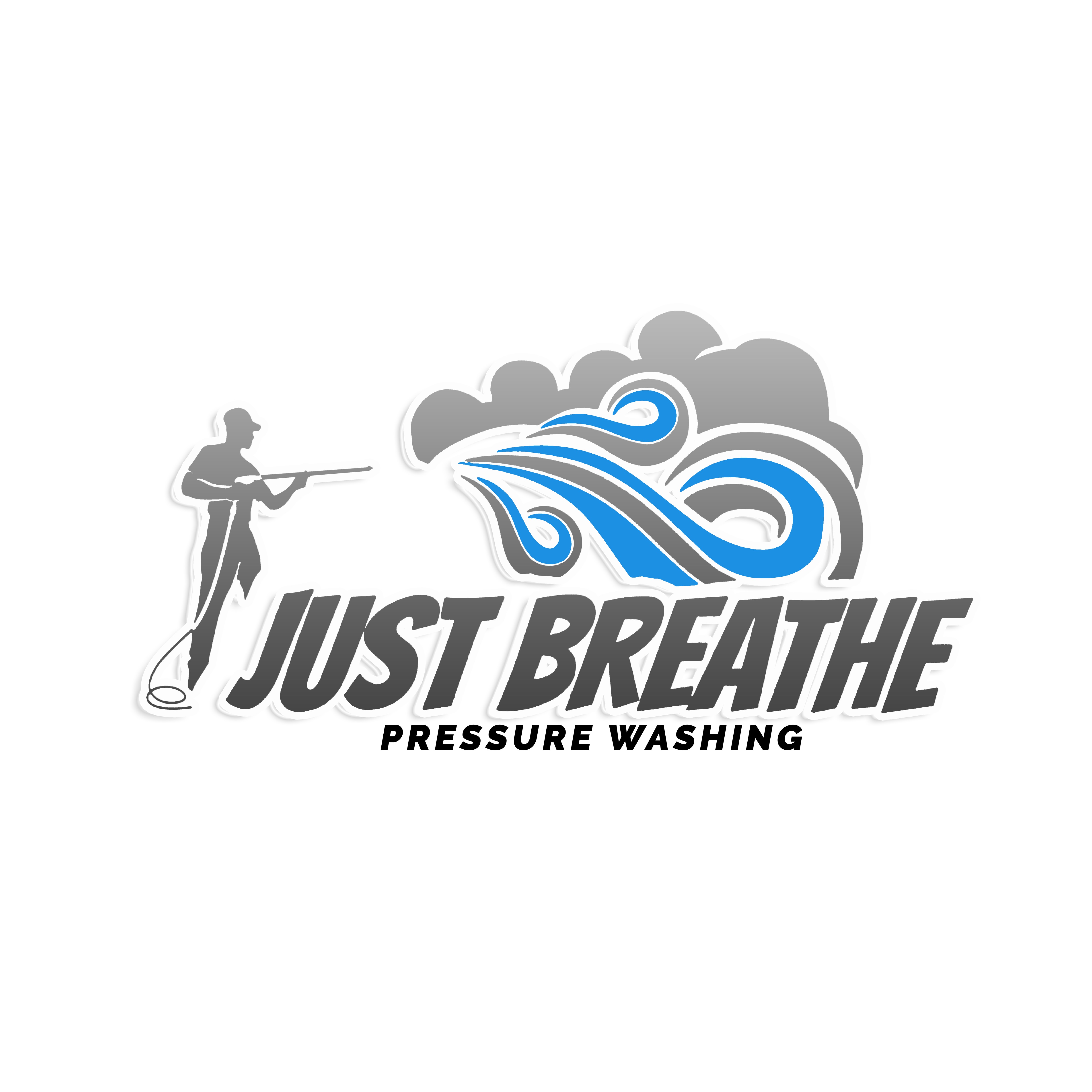 Logo for Just Breathe Pressure Washing LLC