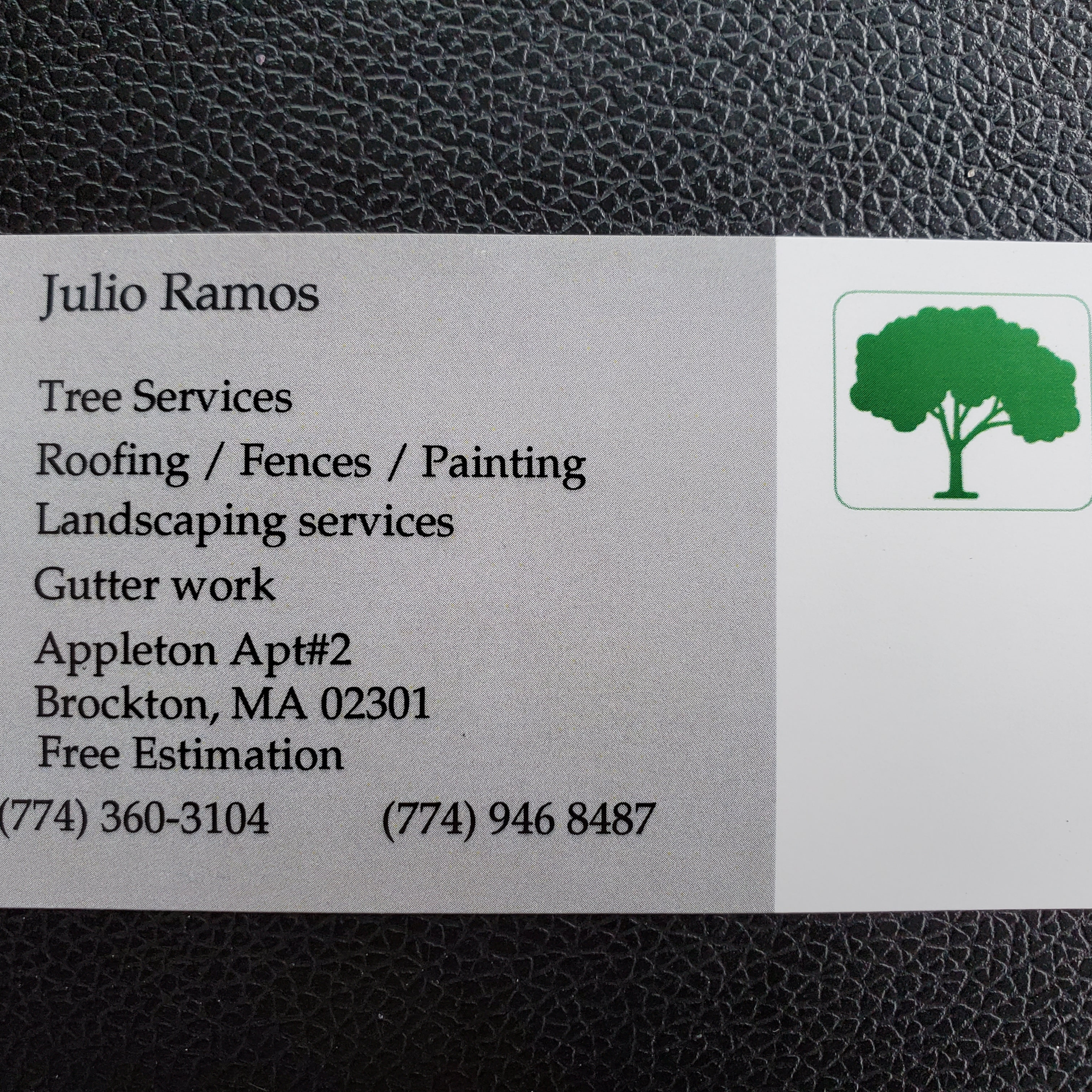 AJ's Landscaping and Tree Services logo