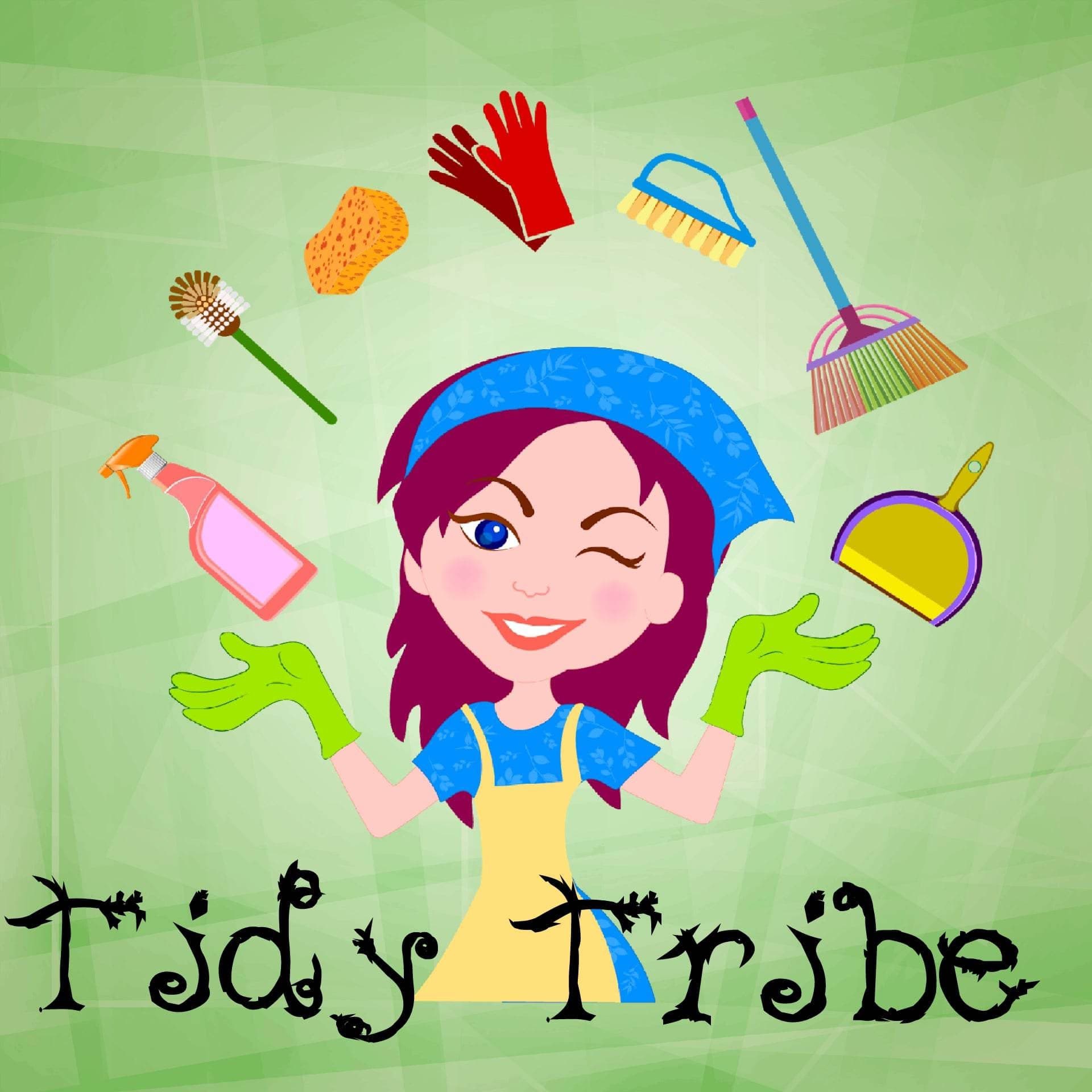 TIDY TRIBE CLEANING logo