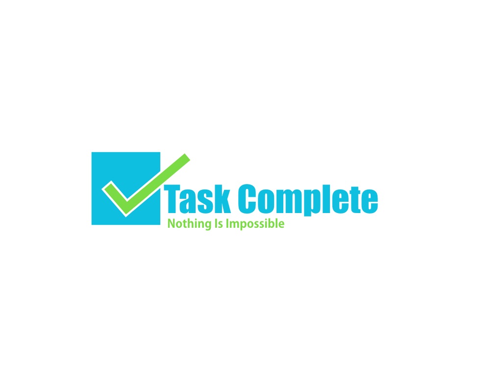 Task complete logo
