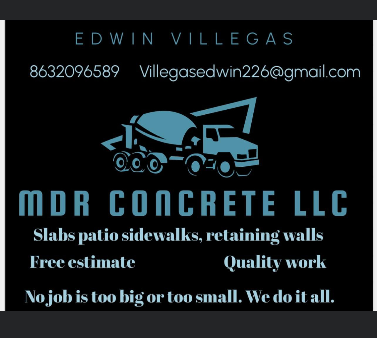 Avatar for MDR concrete services llc