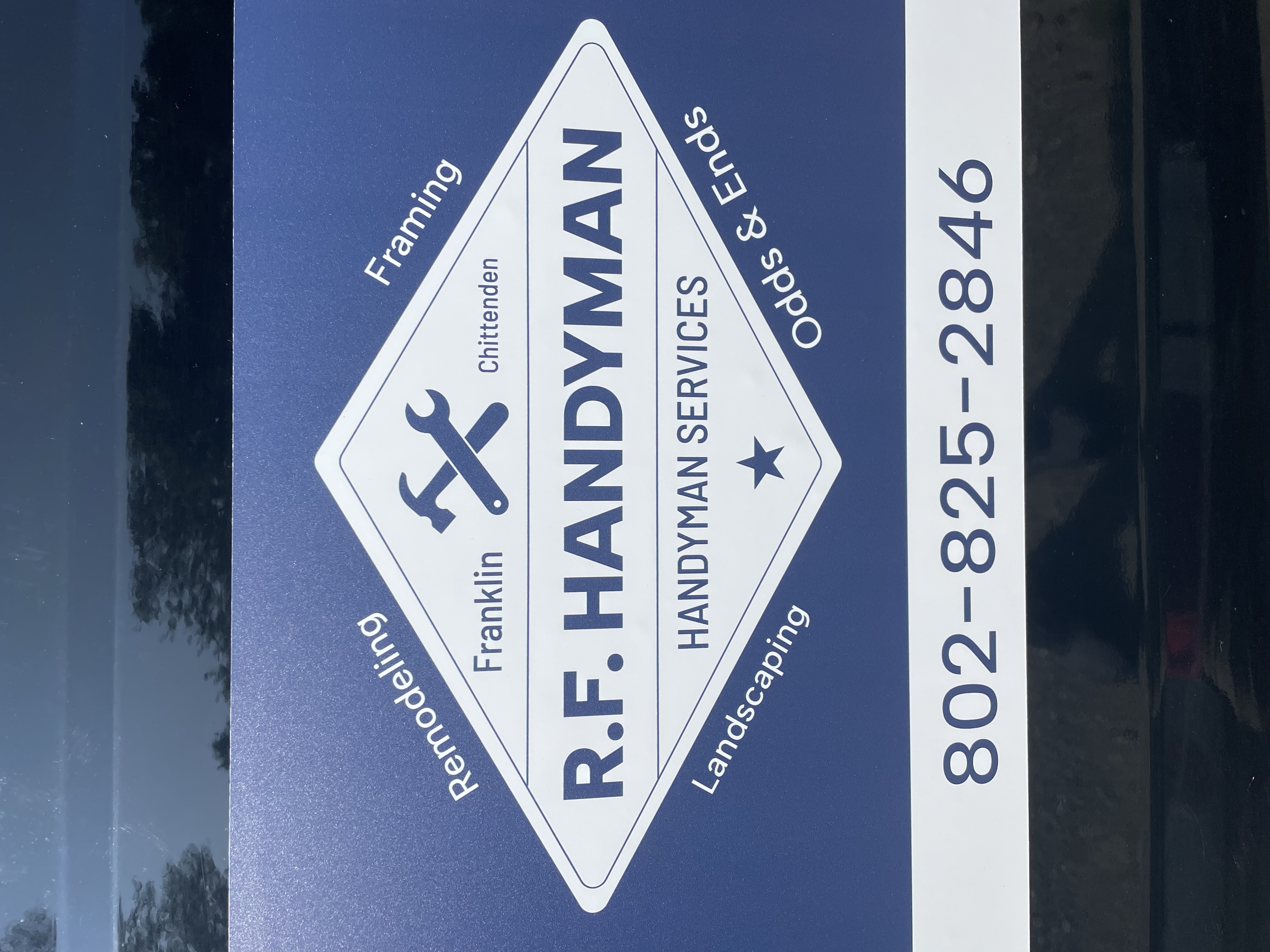 R.F Handyman Svc logo