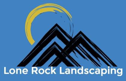 Lone rock landscaping logo