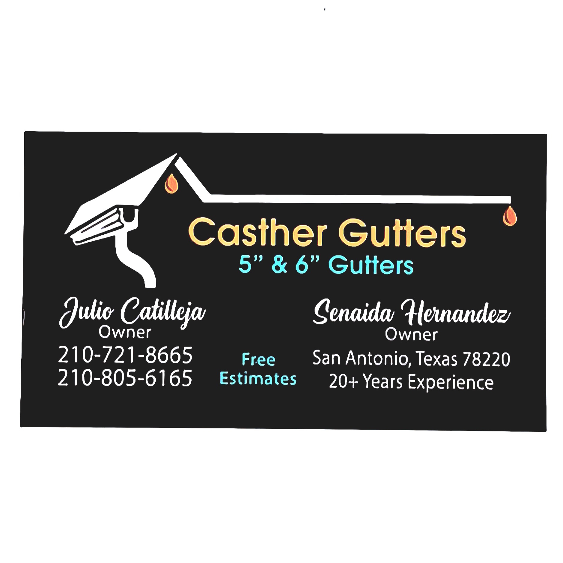 Logo for CASTHER GUTTERS