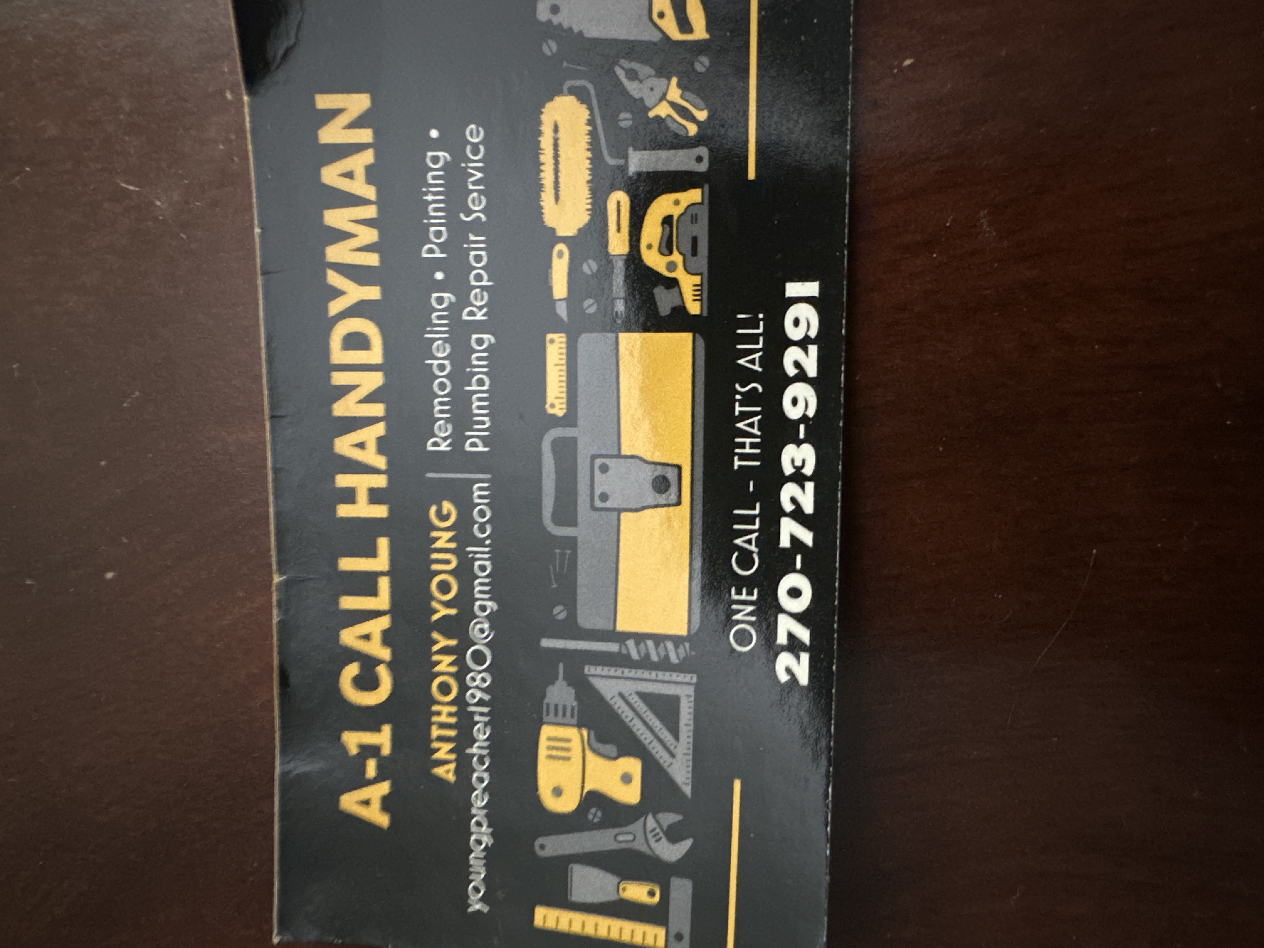 A-1 Call Handyman logo
