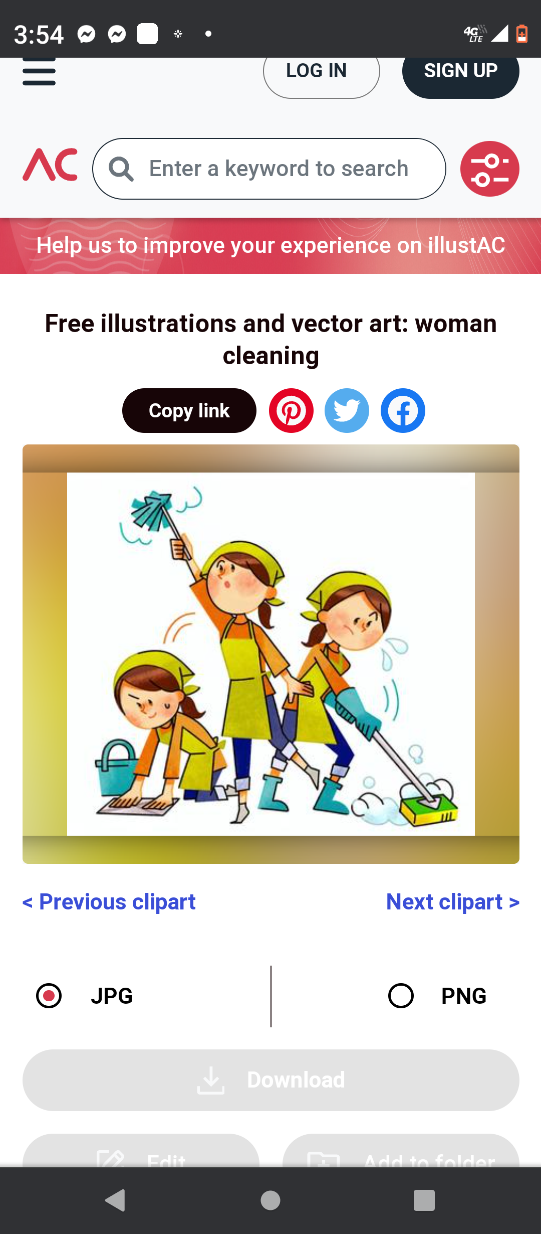 Dirty house? I'll clean it up!! logo