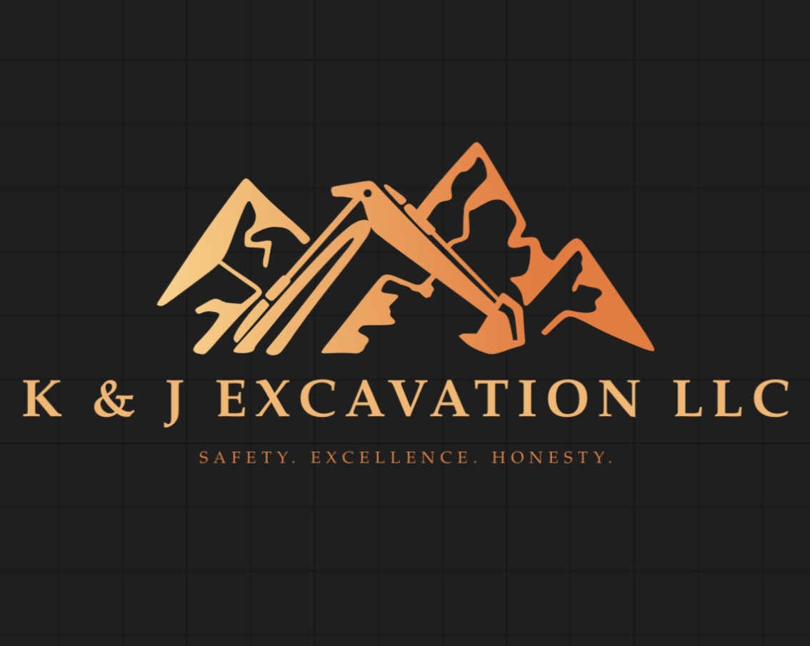 K & J Excavation logo