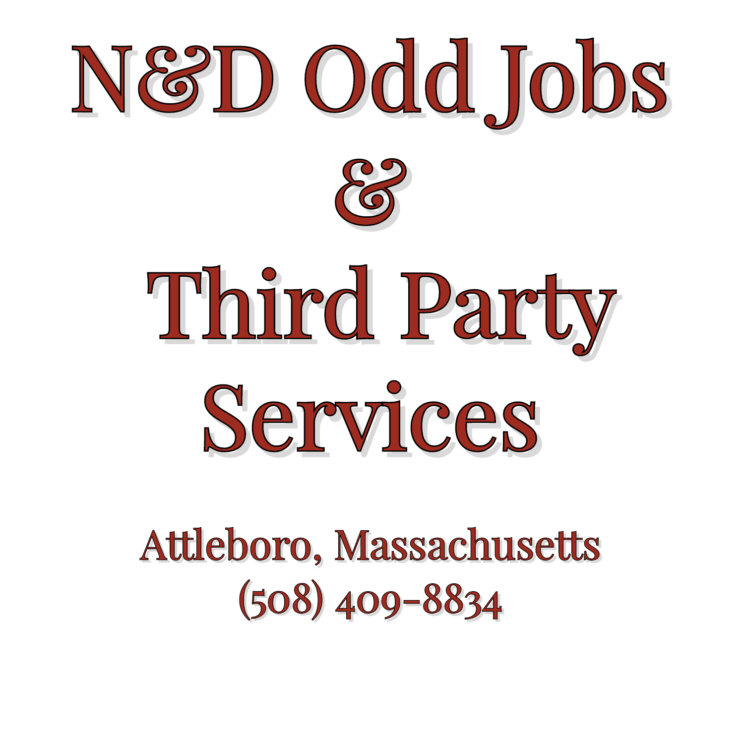 N&D Odd Jobs & 3rd Party Service logo