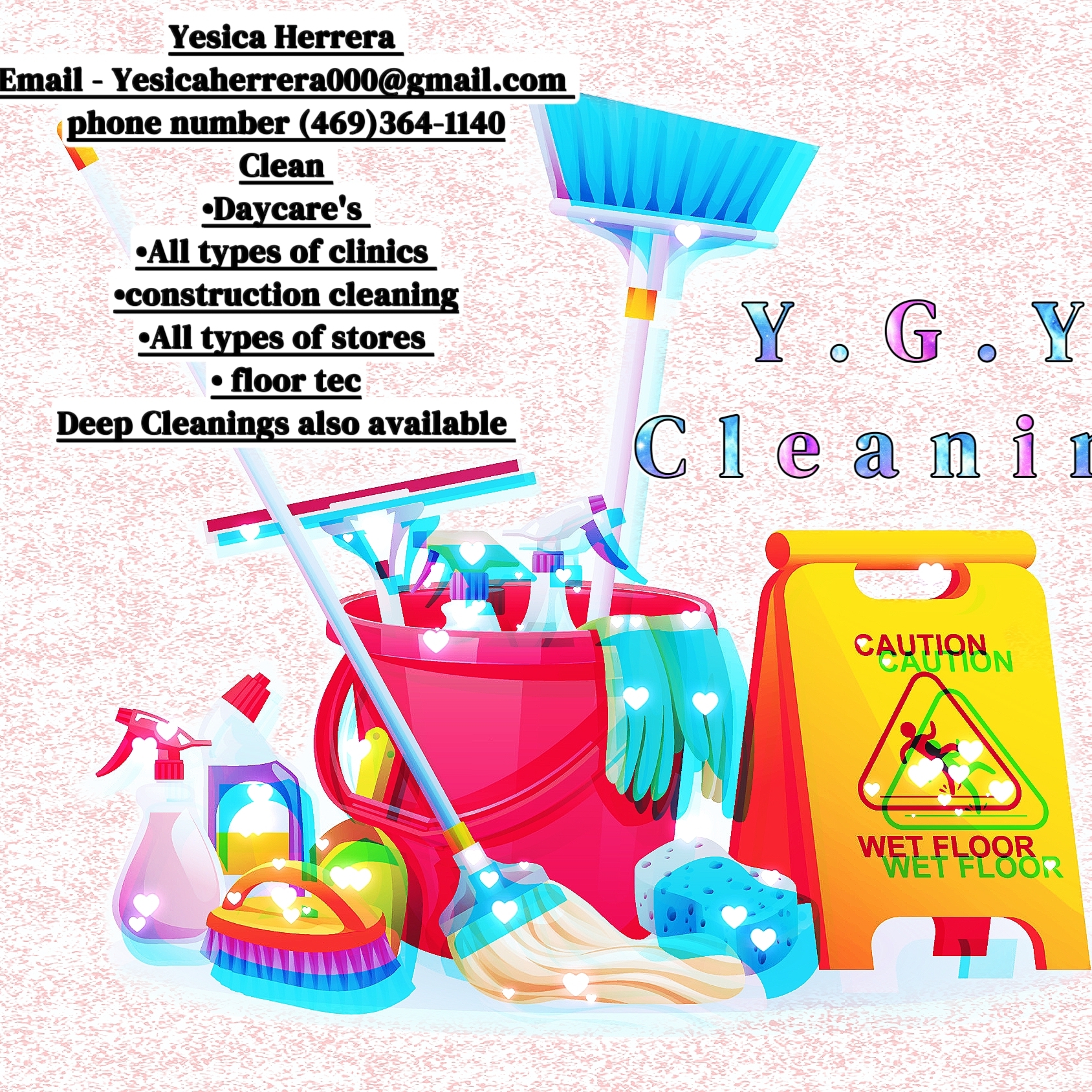 Y.G.Y. CLEANING logo