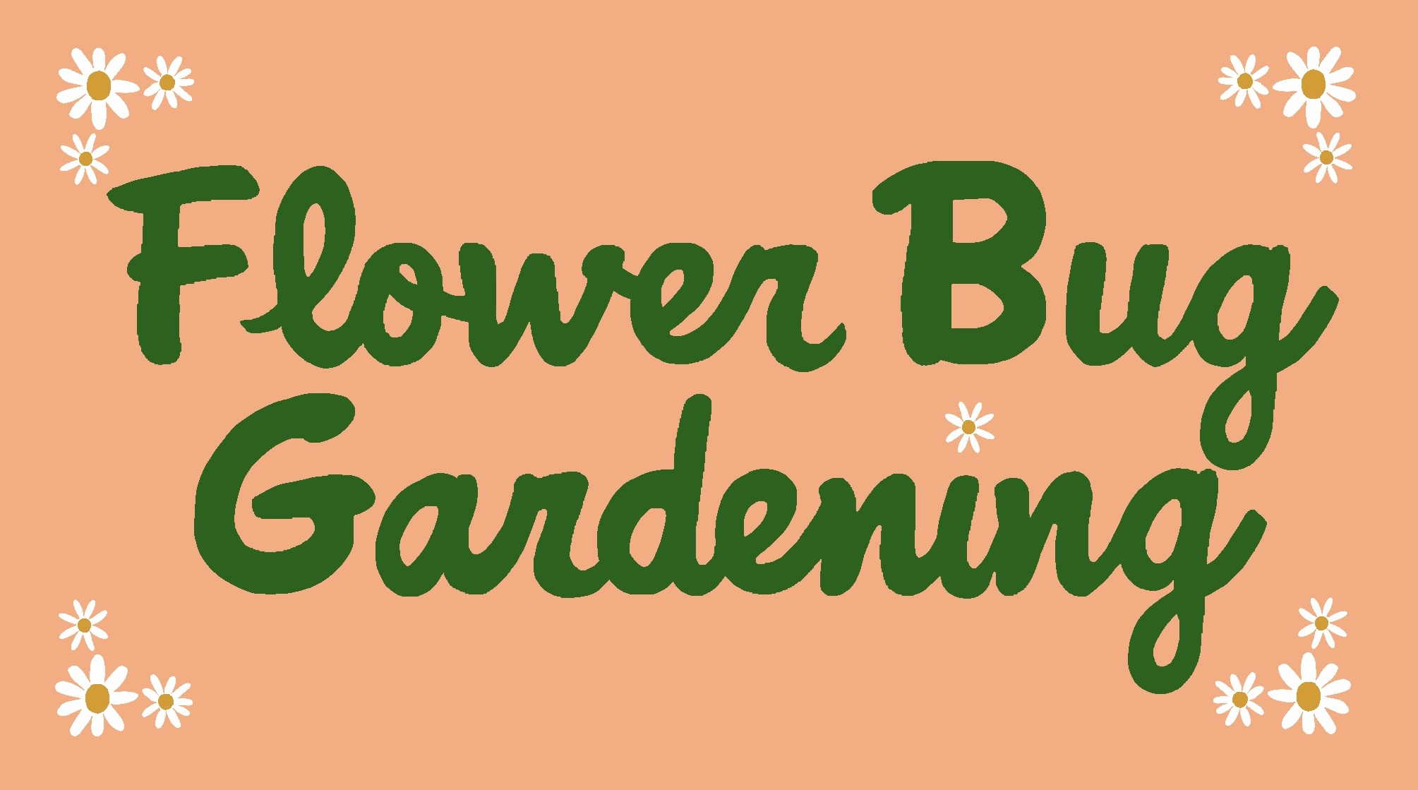 Flower Bug Gardening logo