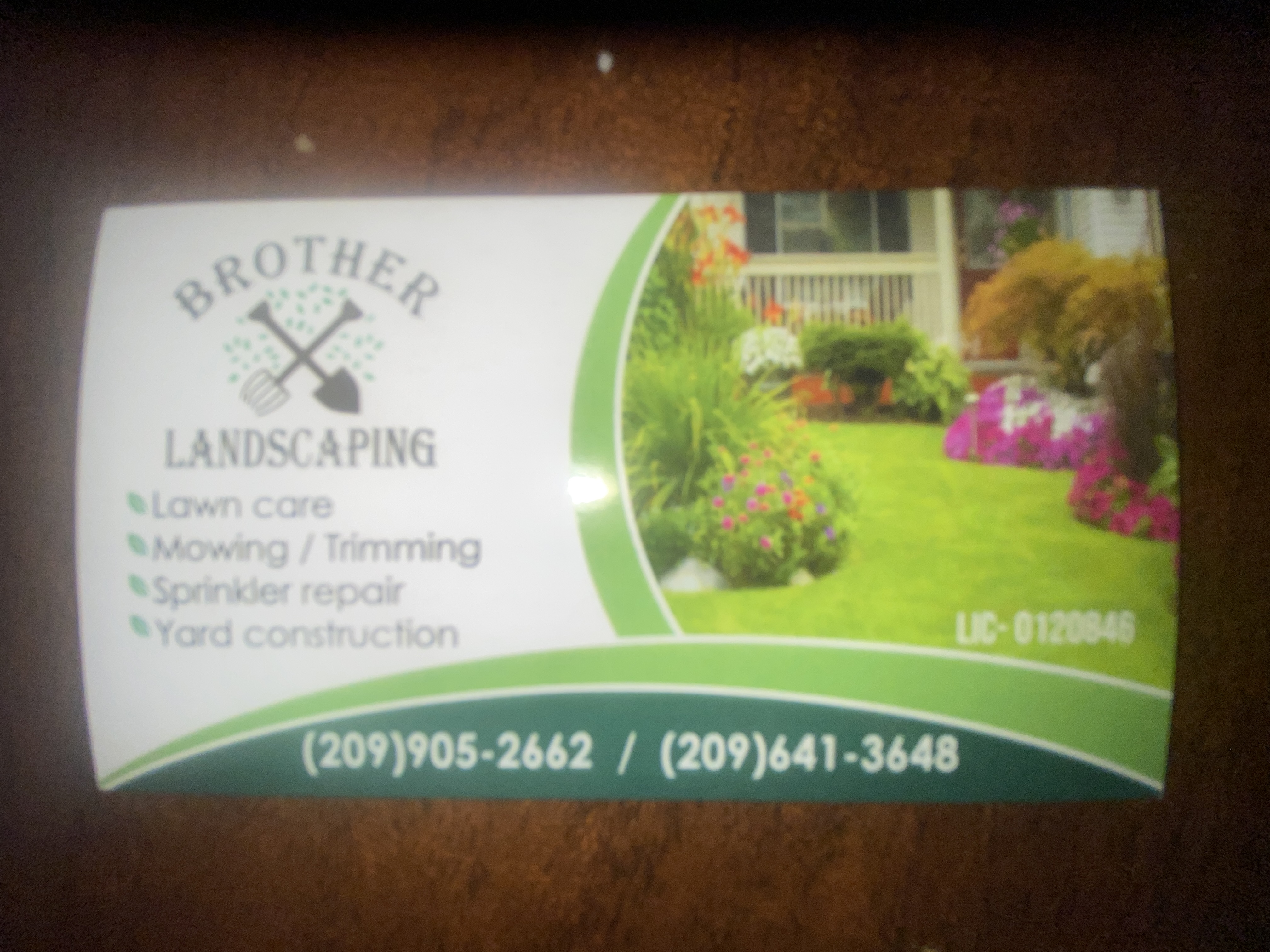 Brothers landscaping logo