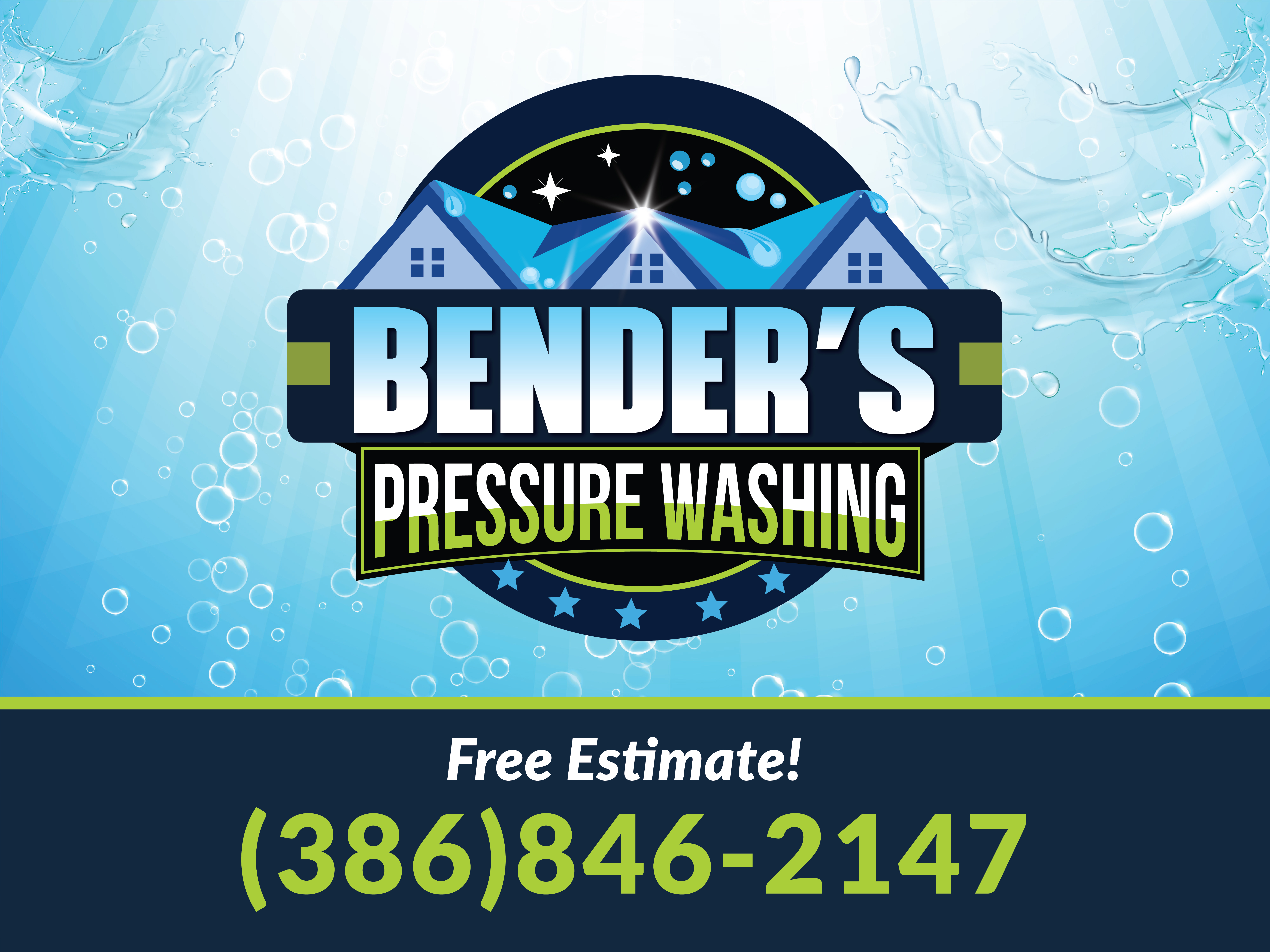 Benders Pressure Washing logo